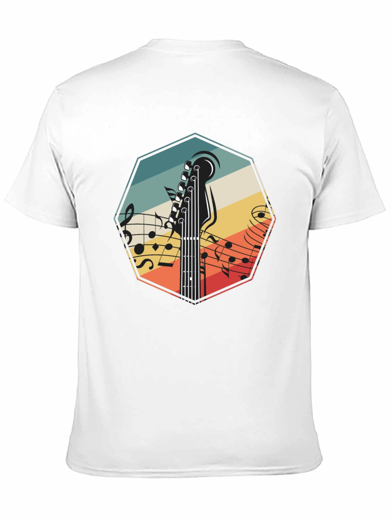 Retro Guitar Music T-Shirt