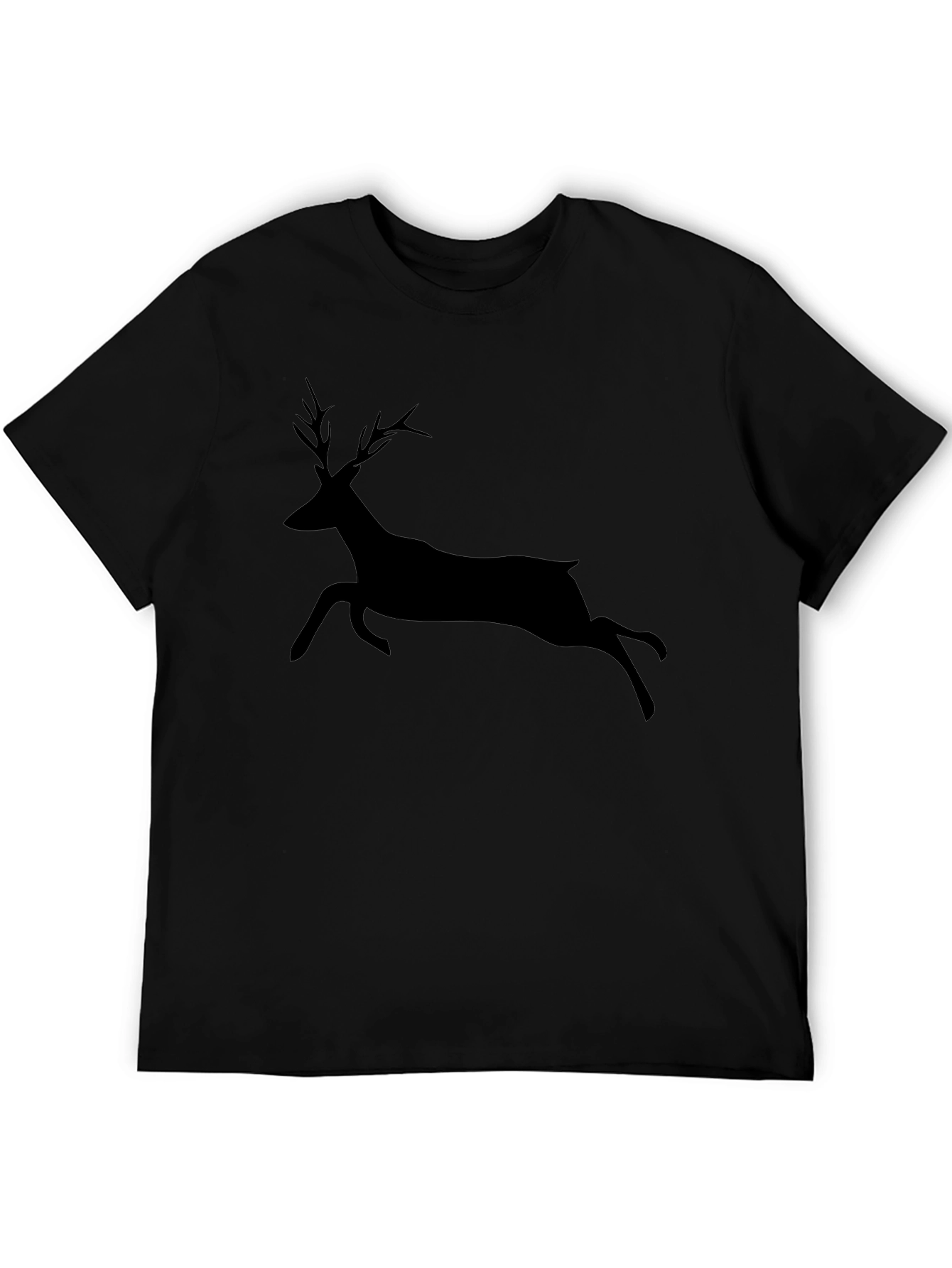 Black Deer Silhouette T-Shirt