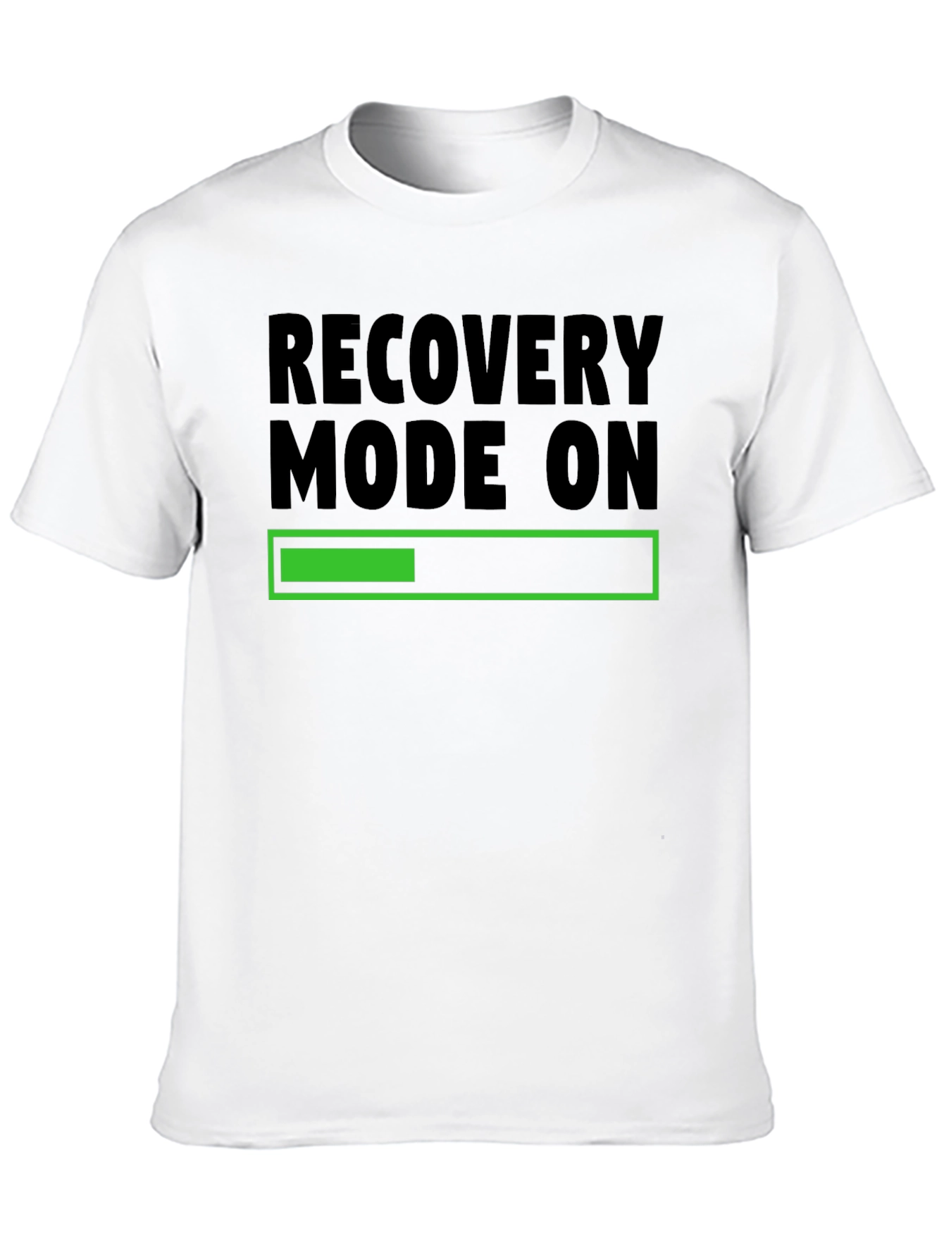 Recovery Mode On Black T-Shirt