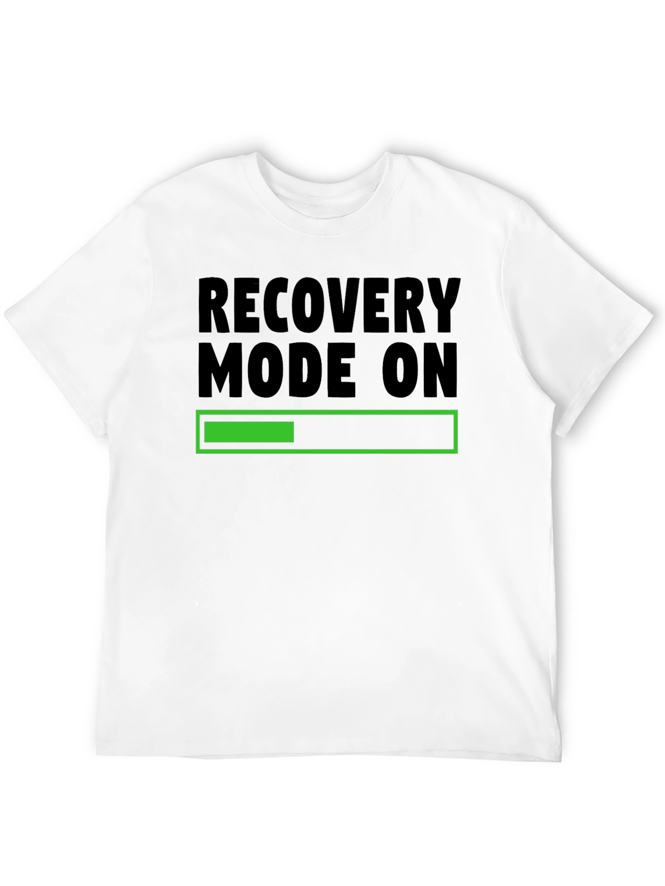Recovery Mode On Black T-Shirt