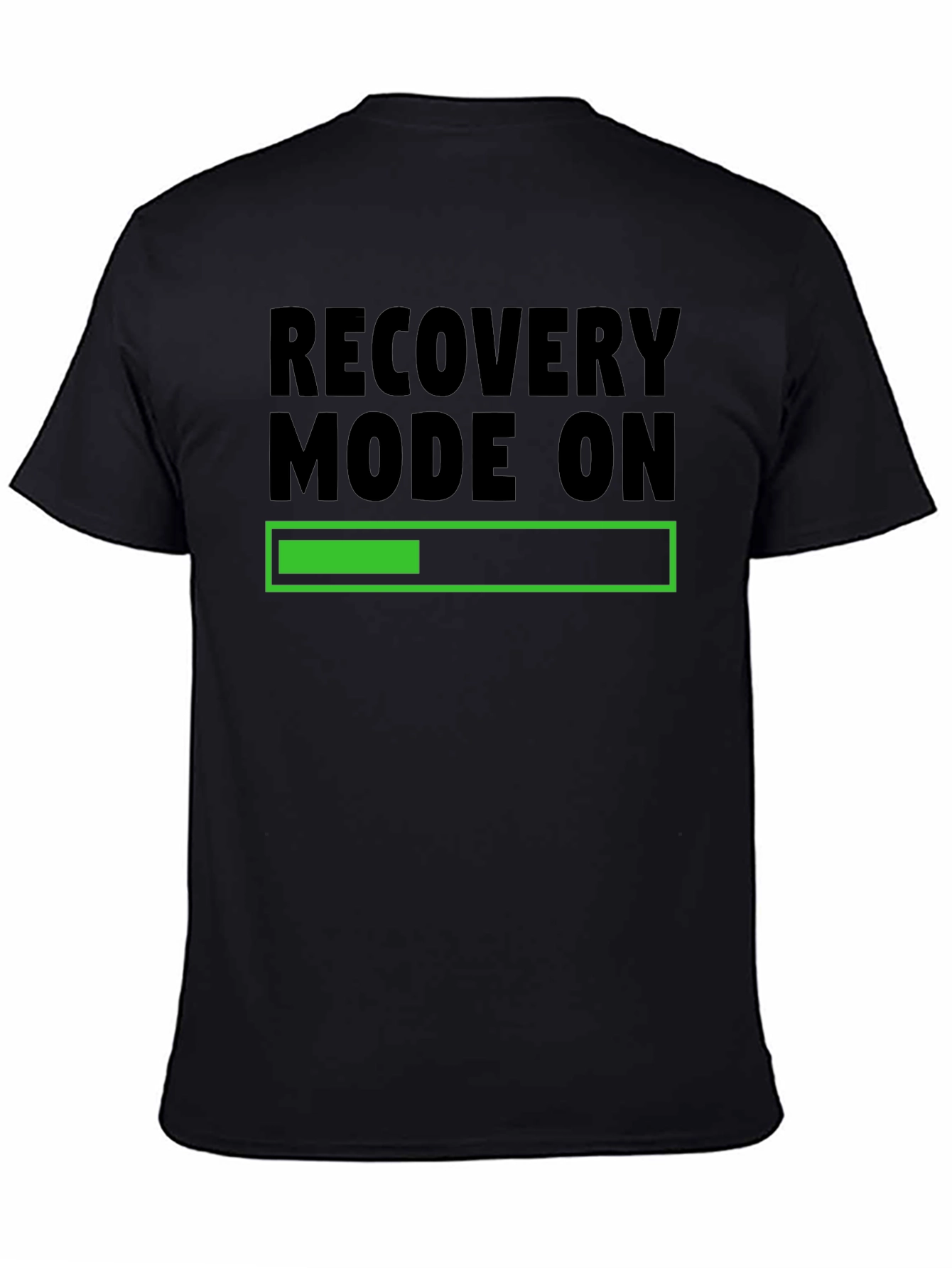 Recovery Mode On Black T-Shirt