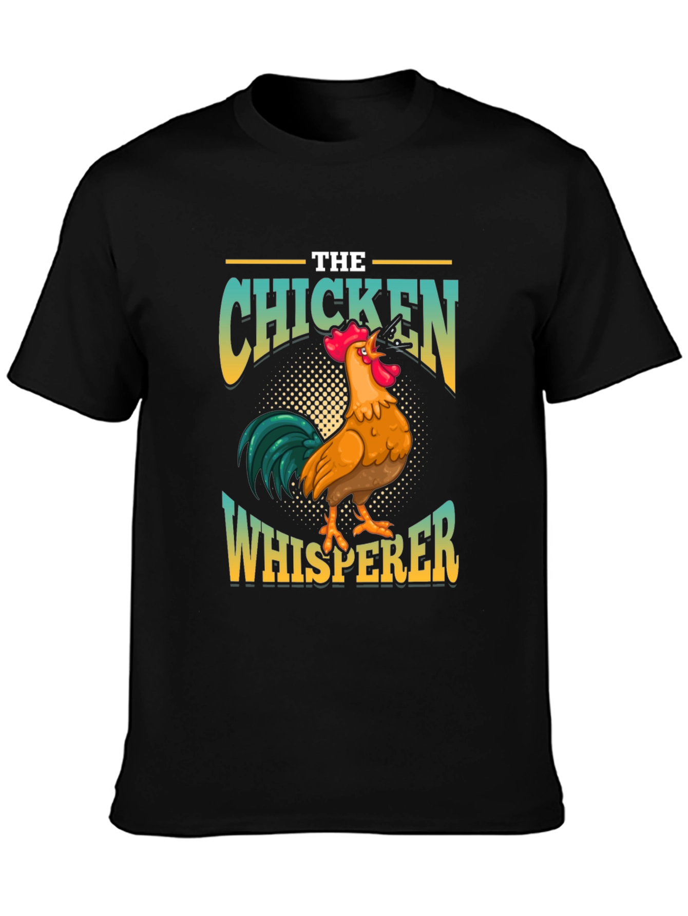 Chicken Whisperer Graphic T-Shirt - Farm Animal Lover Tee