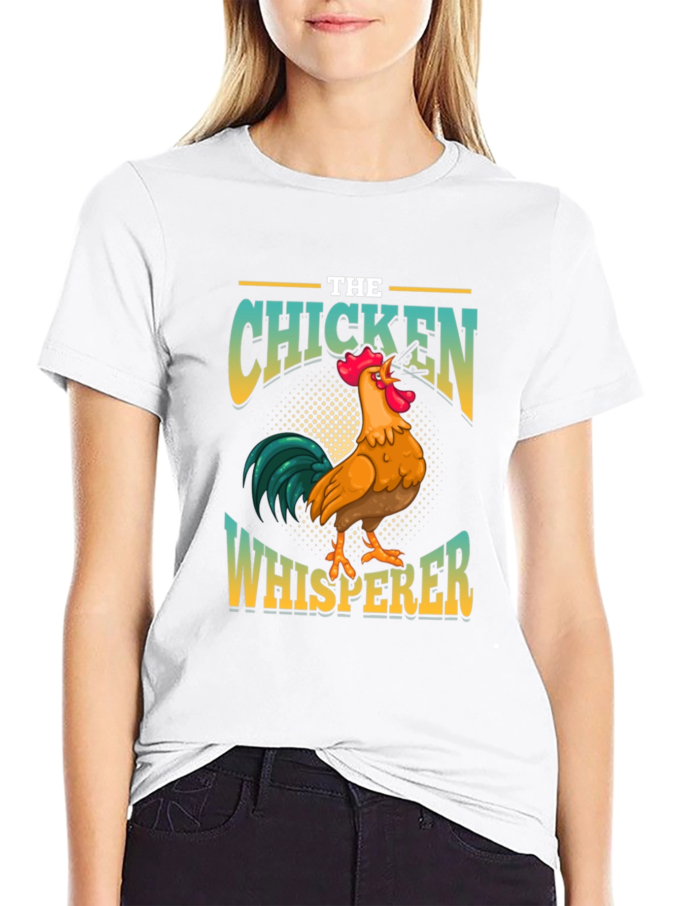 Chicken Whisperer Graphic T-Shirt - Farm Animal Lover Tee