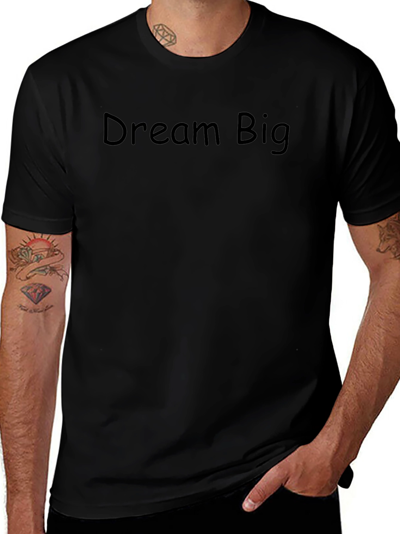Dream Big Black T-Shirt
