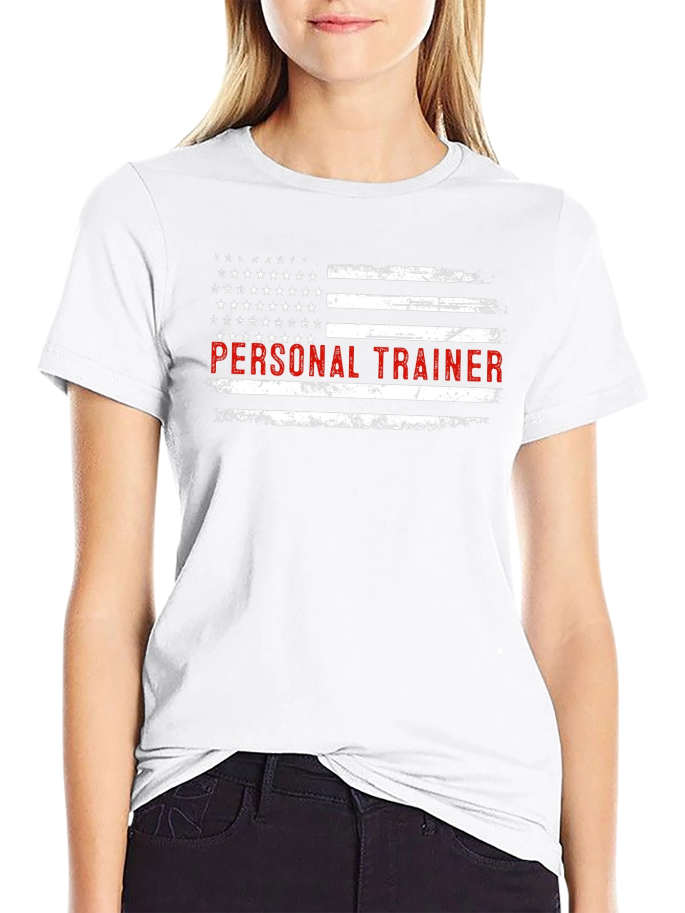 Patriotic Personal Trainer Graphic T-Shirt