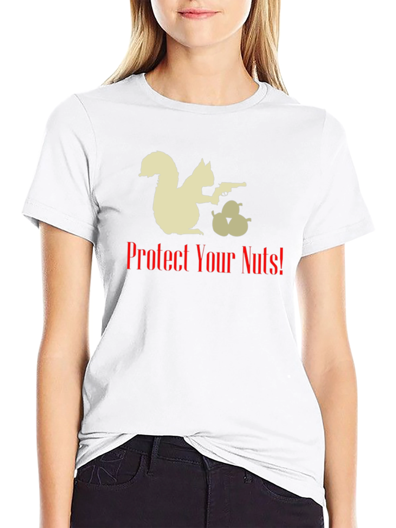 Protect Your Nuts Funny Squirrel T-Shirt