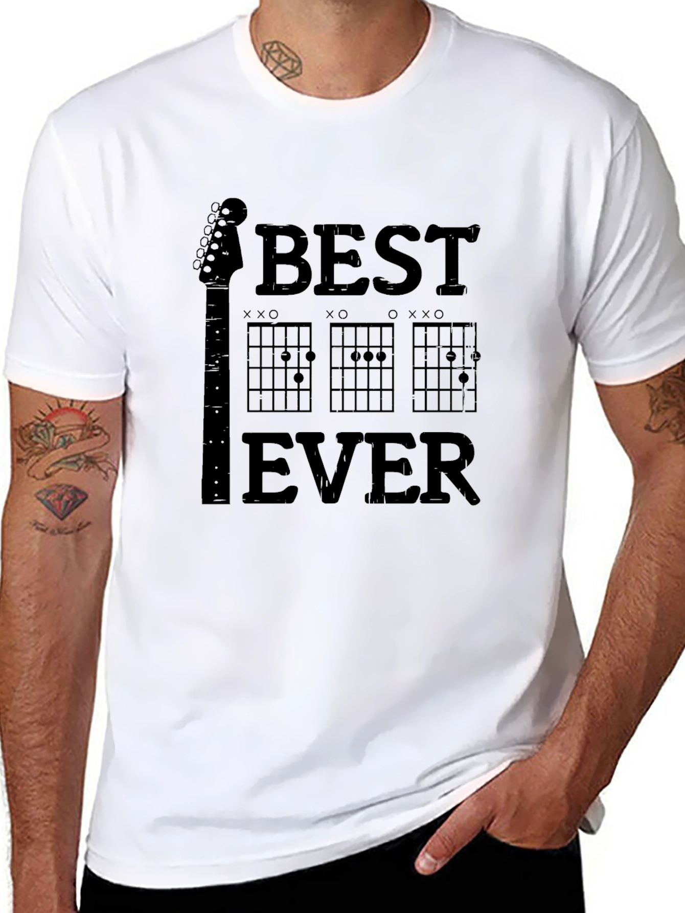 Best Ever Guitar Chords Graphic T-Shirt