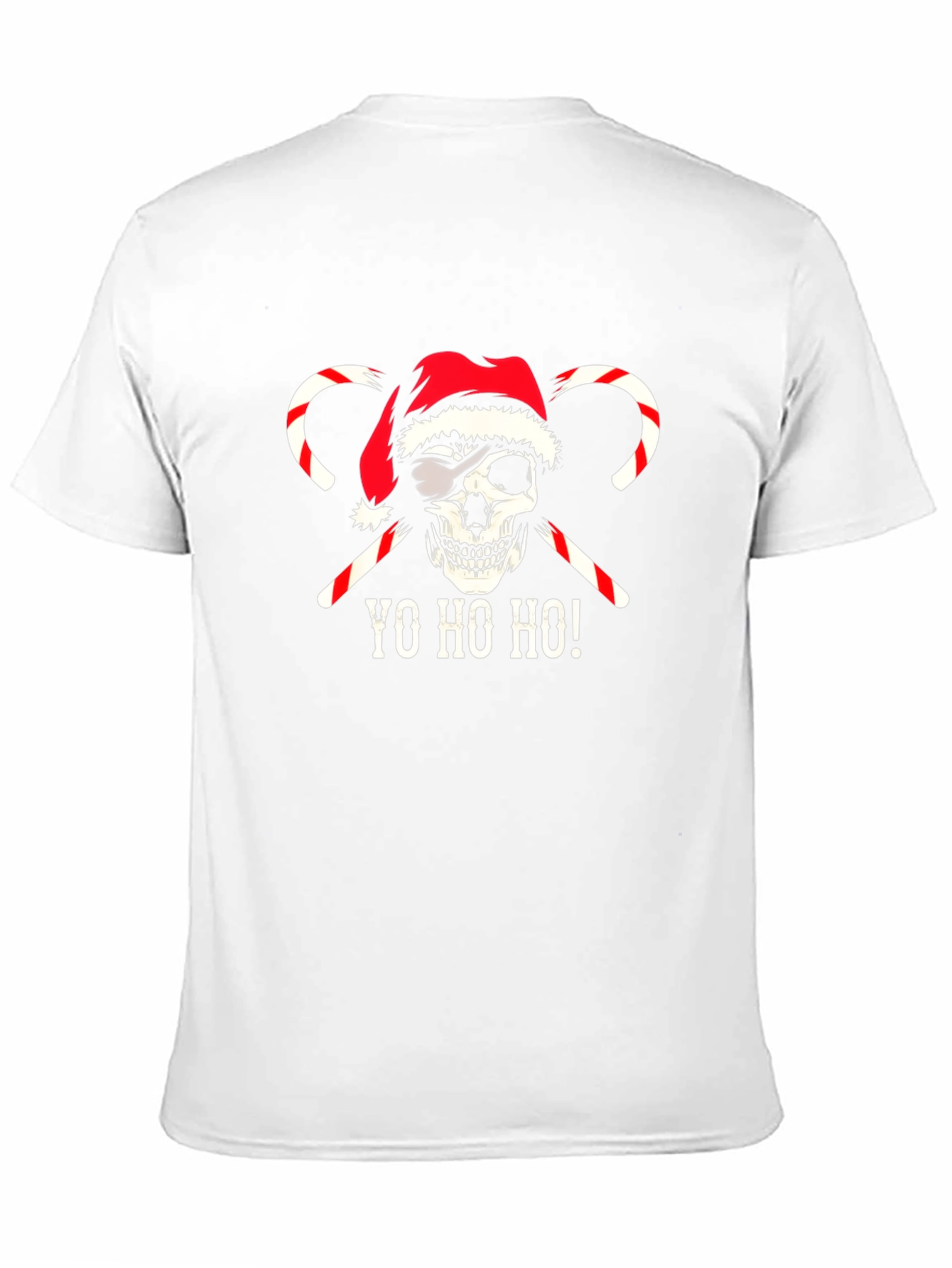 Christmas Skull Pirate T-Shirt - Yo Ho Ho!