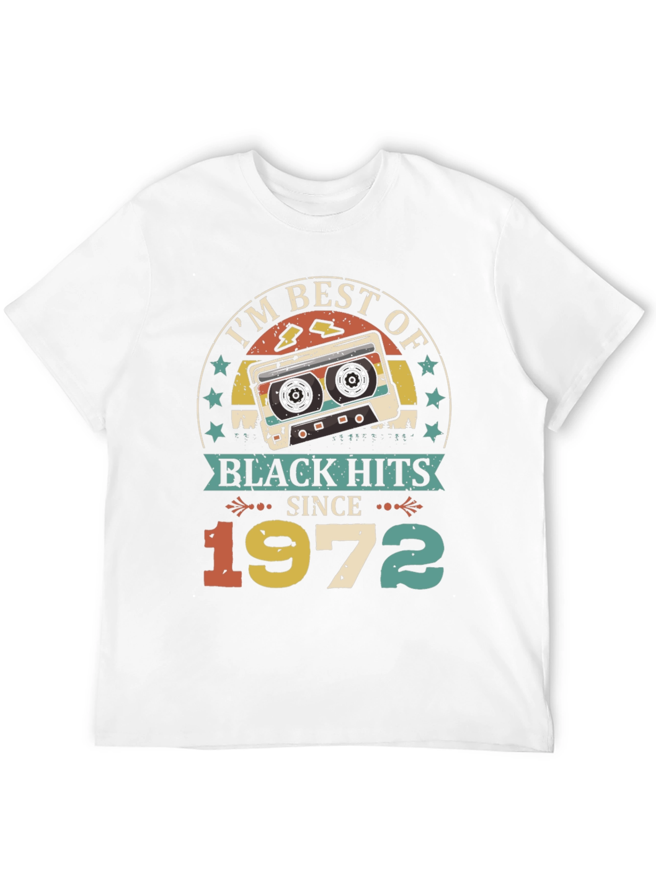 Retro Black Hits Since 1972 Graphic Tee