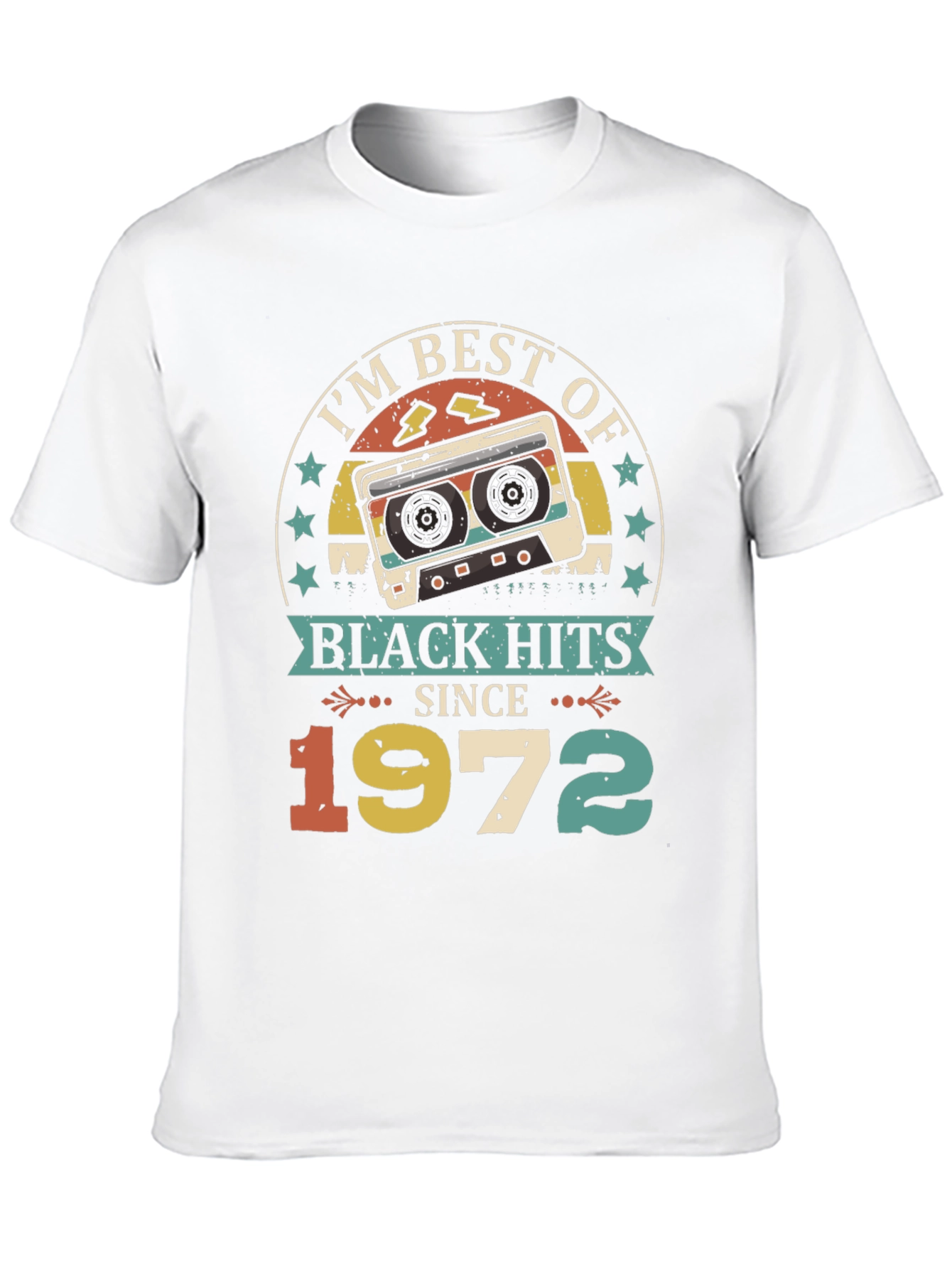 Retro Black Hits Since 1972 Graphic Tee