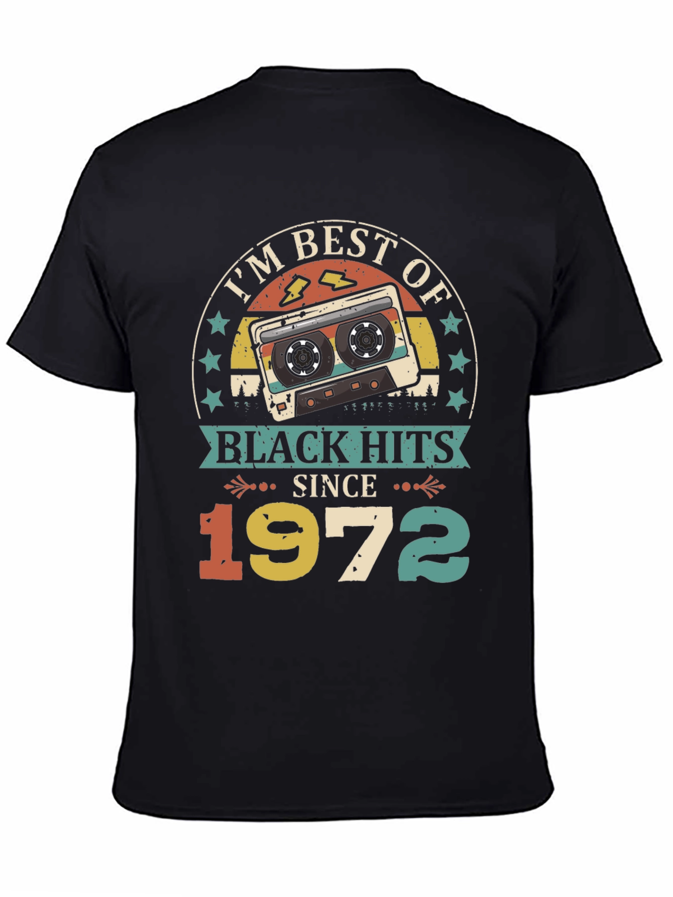 Retro Black Hits Since 1972 Graphic Tee