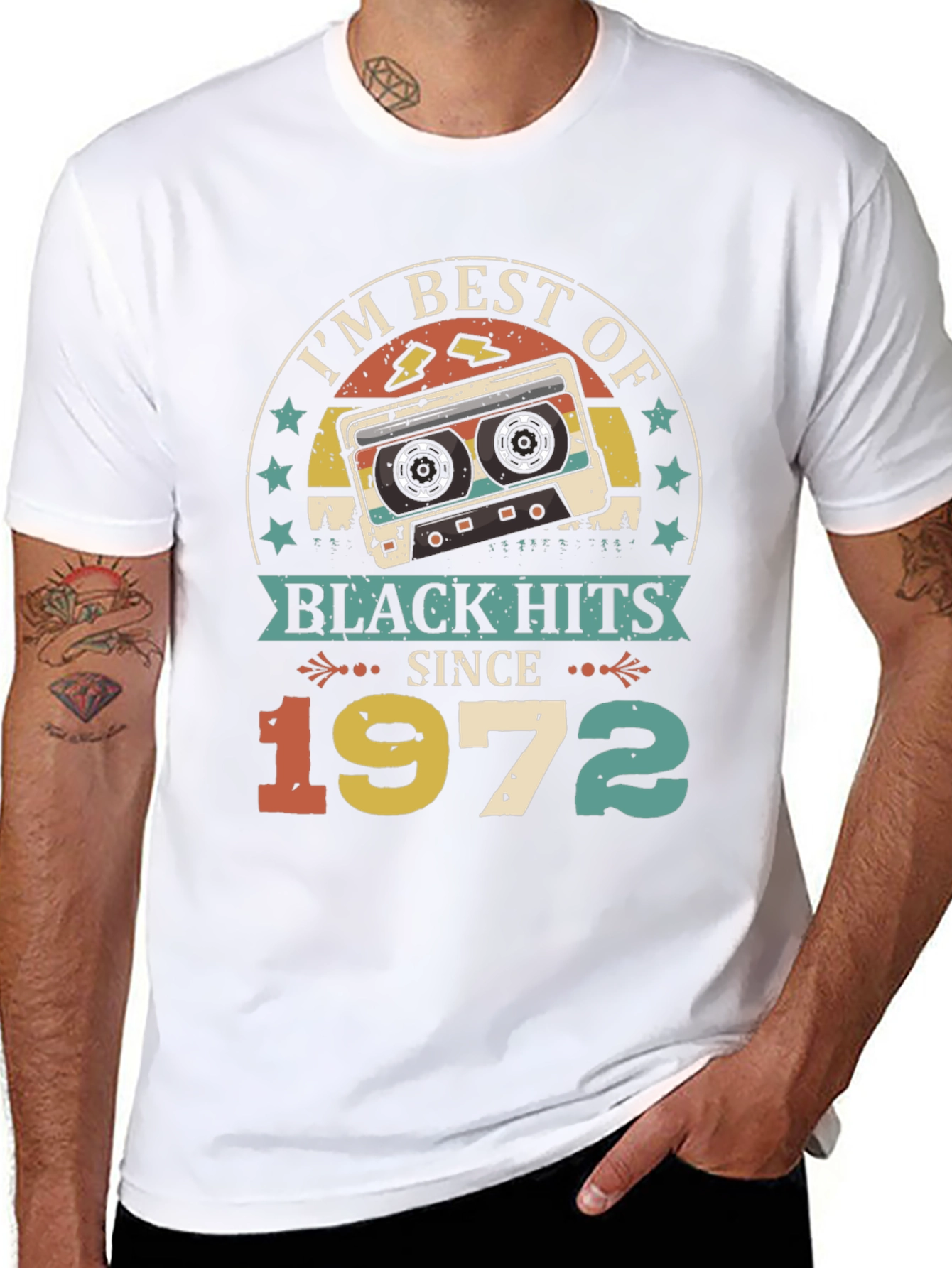 Retro Black Hits Since 1972 Graphic Tee