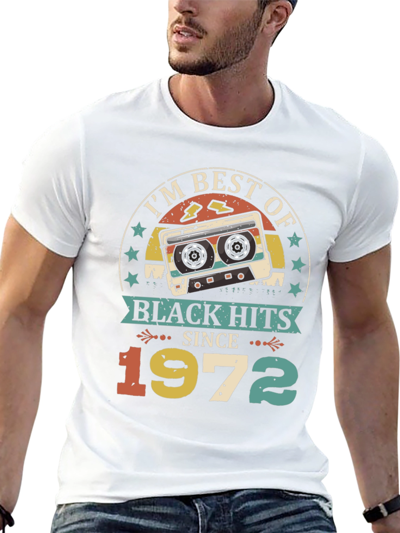 Retro Black Hits Since 1972 Graphic Tee