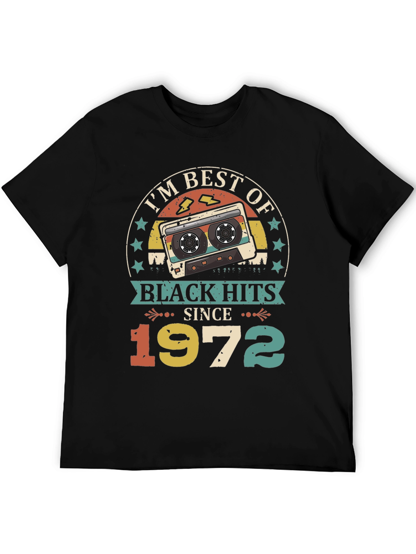 Retro Black Hits Since 1972 Graphic Tee