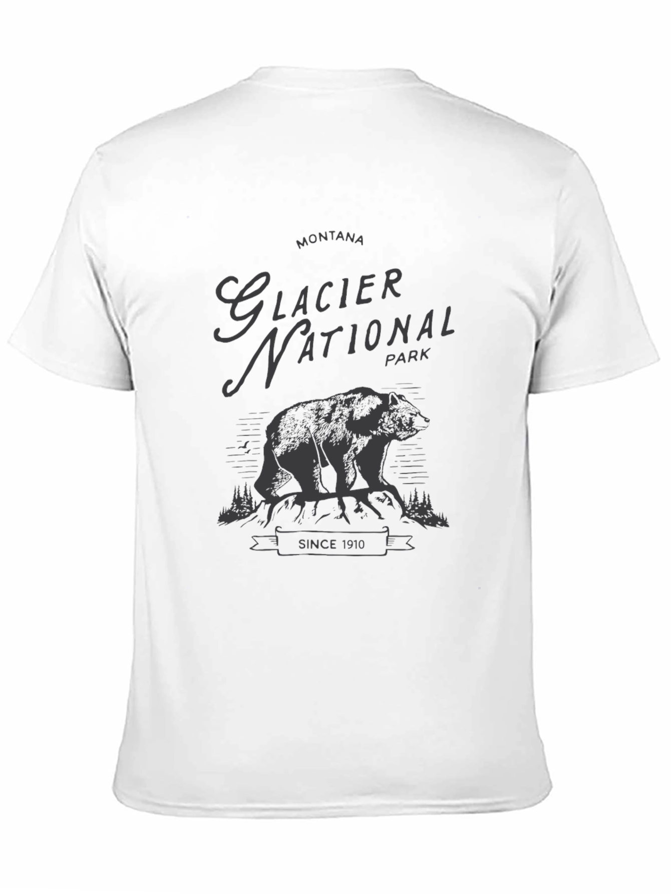 Glacier National Park Bear Graphic Tee