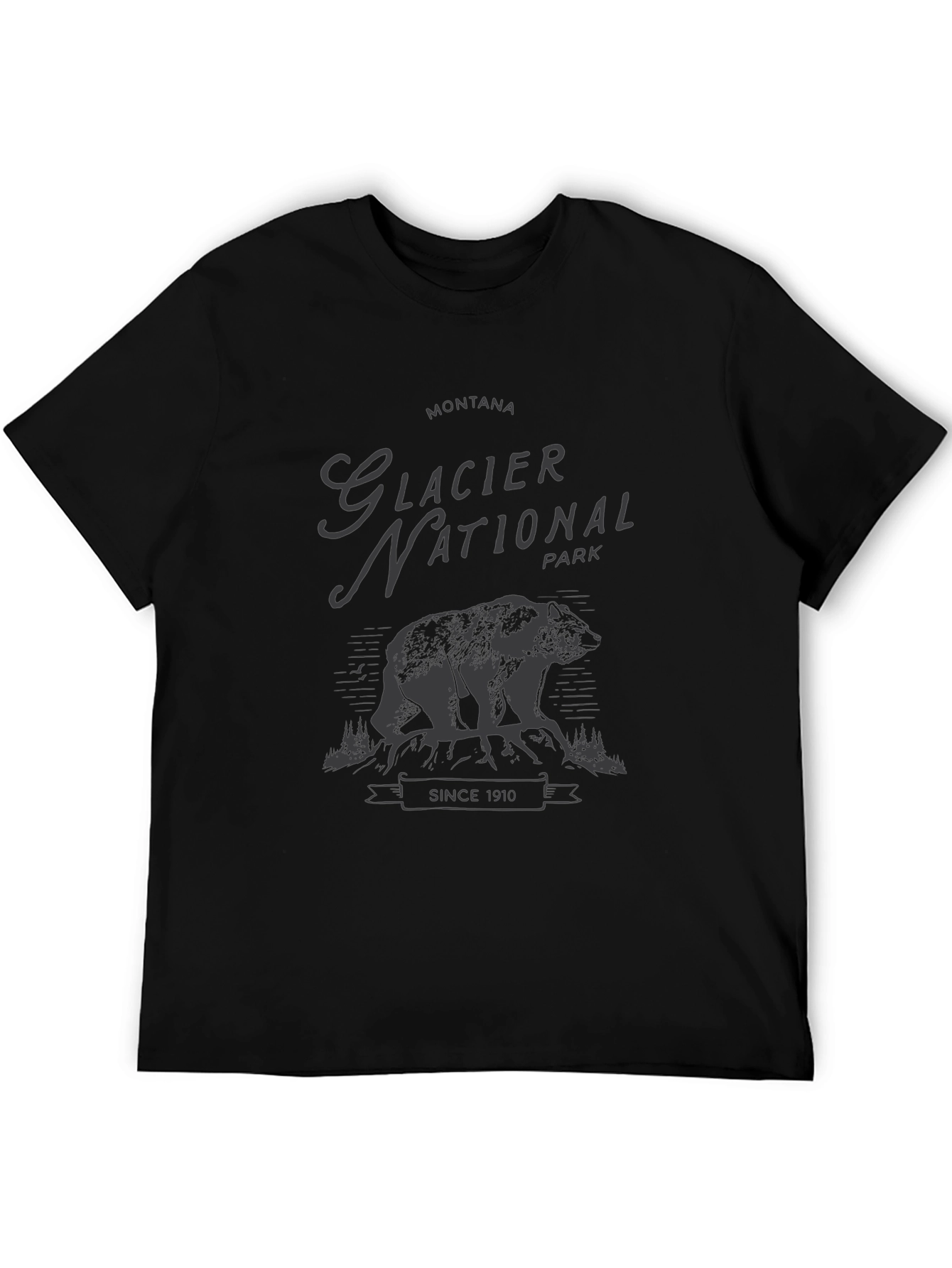 Glacier National Park Bear Graphic Tee