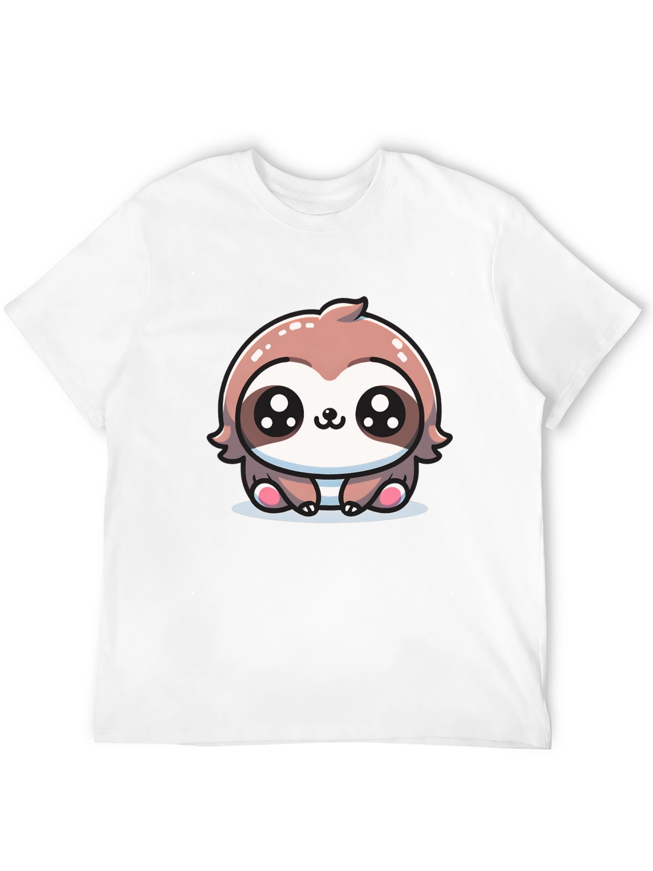 Cute Sloth Graphic Tee - Unisex Black T-Shirt
