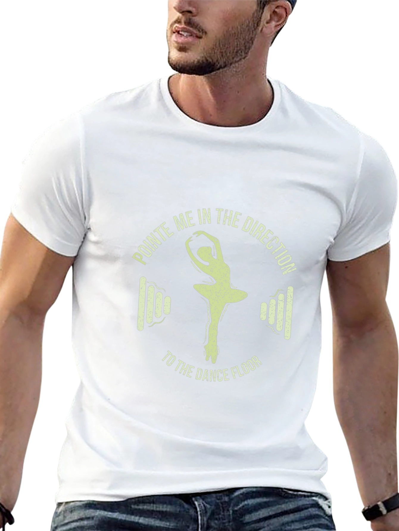Pointe Me to the Dance Floor Graphic T-Shirt