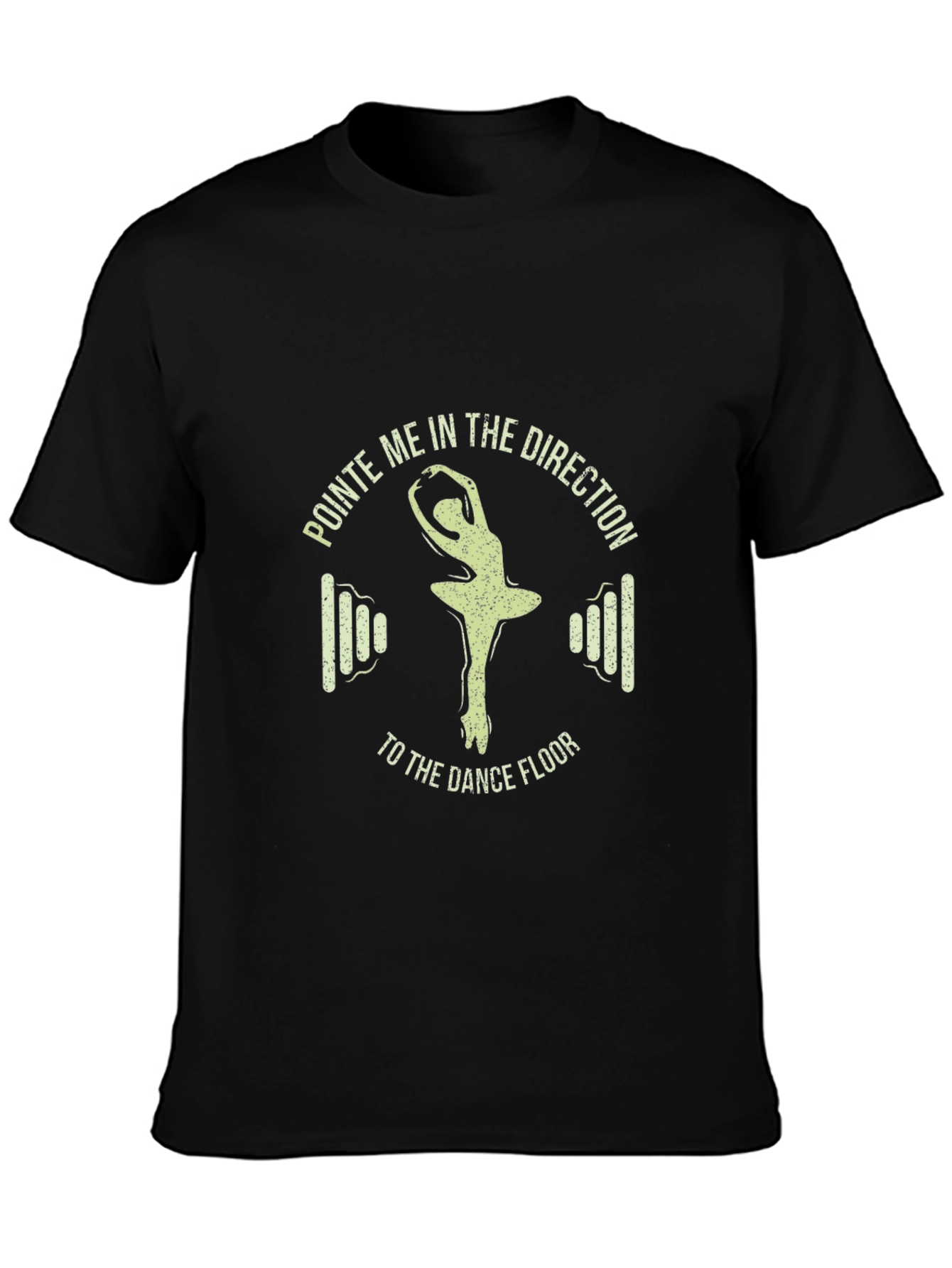 Pointe Me to the Dance Floor Graphic T-Shirt
