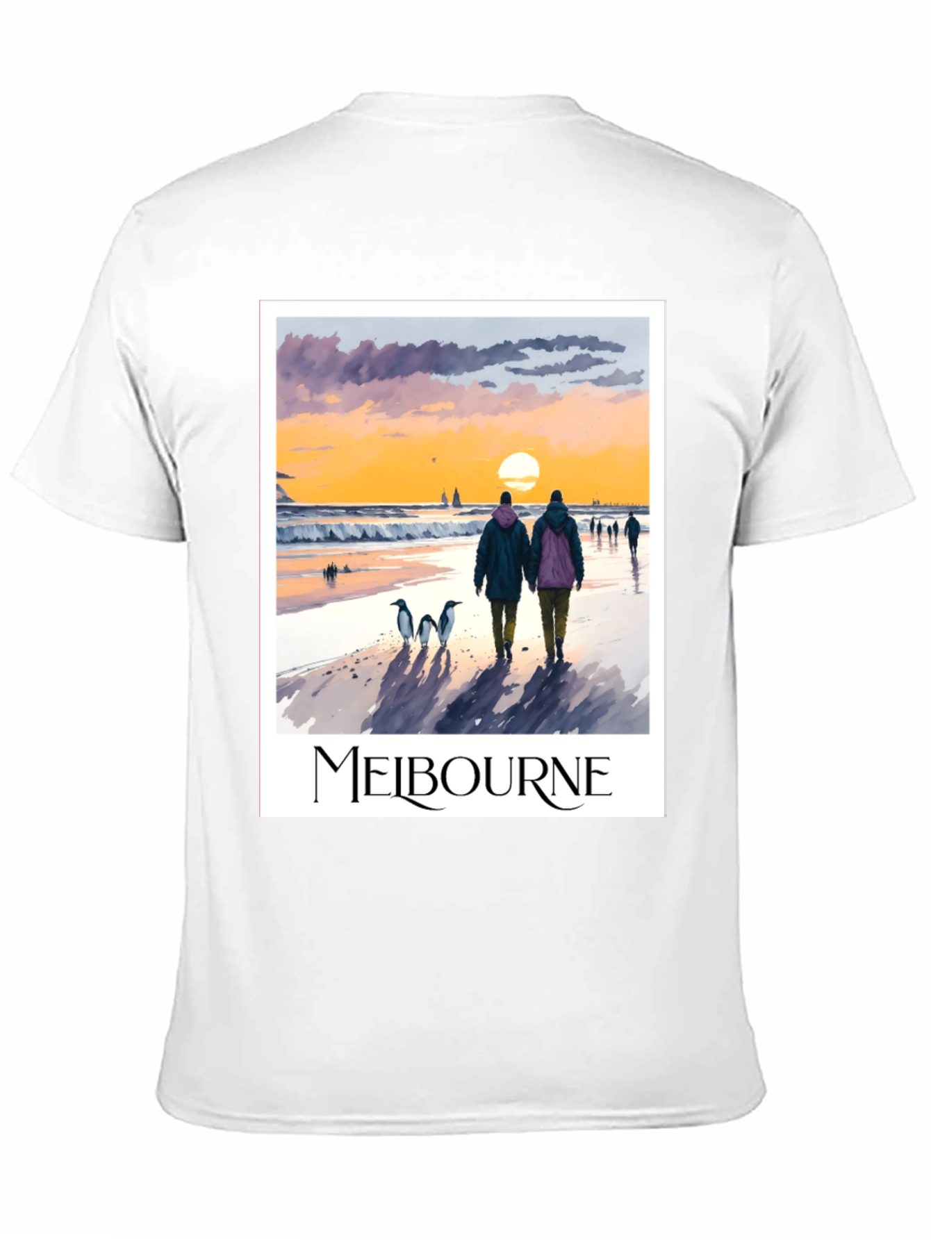 Melbourne Sunset Beach Graphic Tee