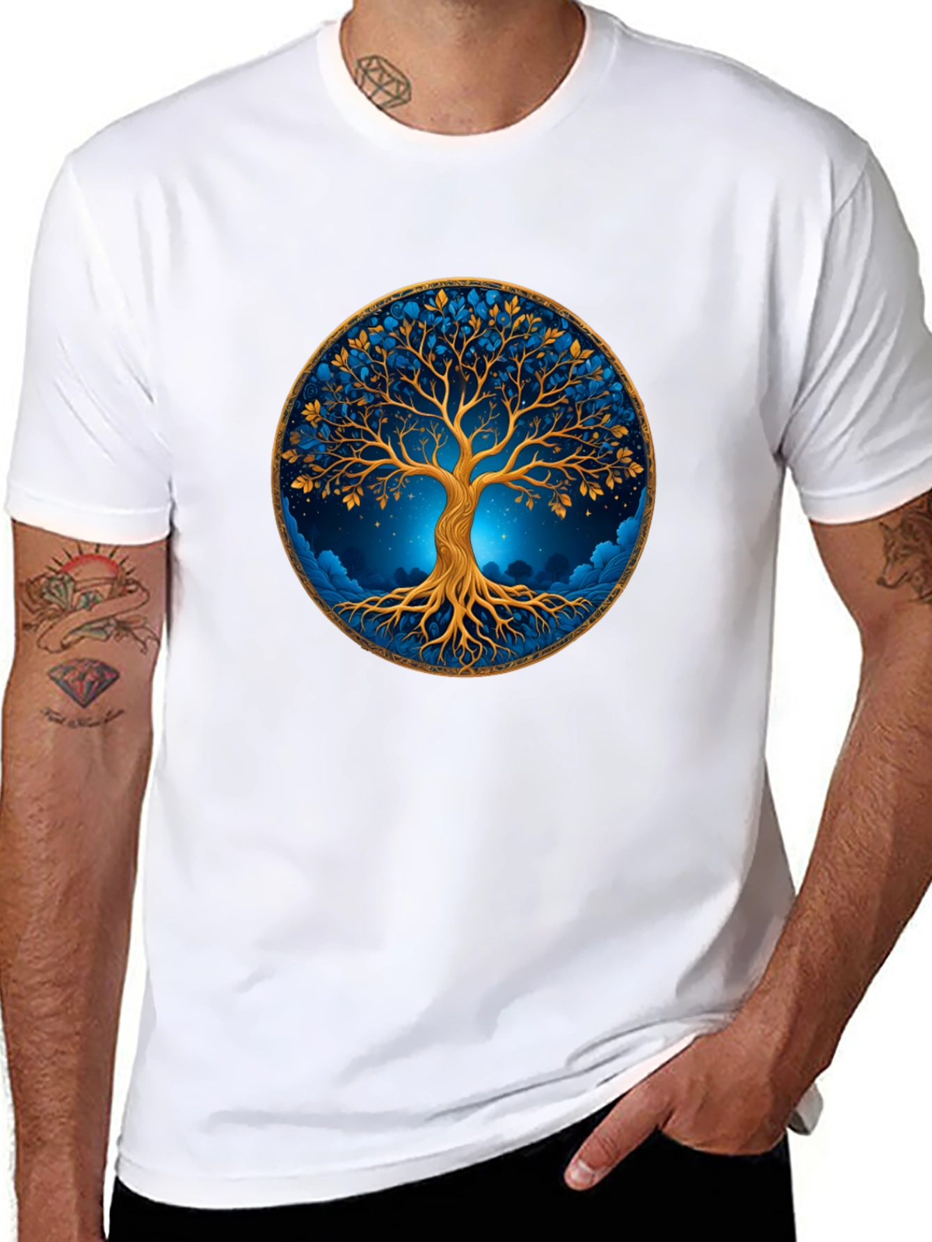 Tree of Life Graphic Tee - Stylish Comfort