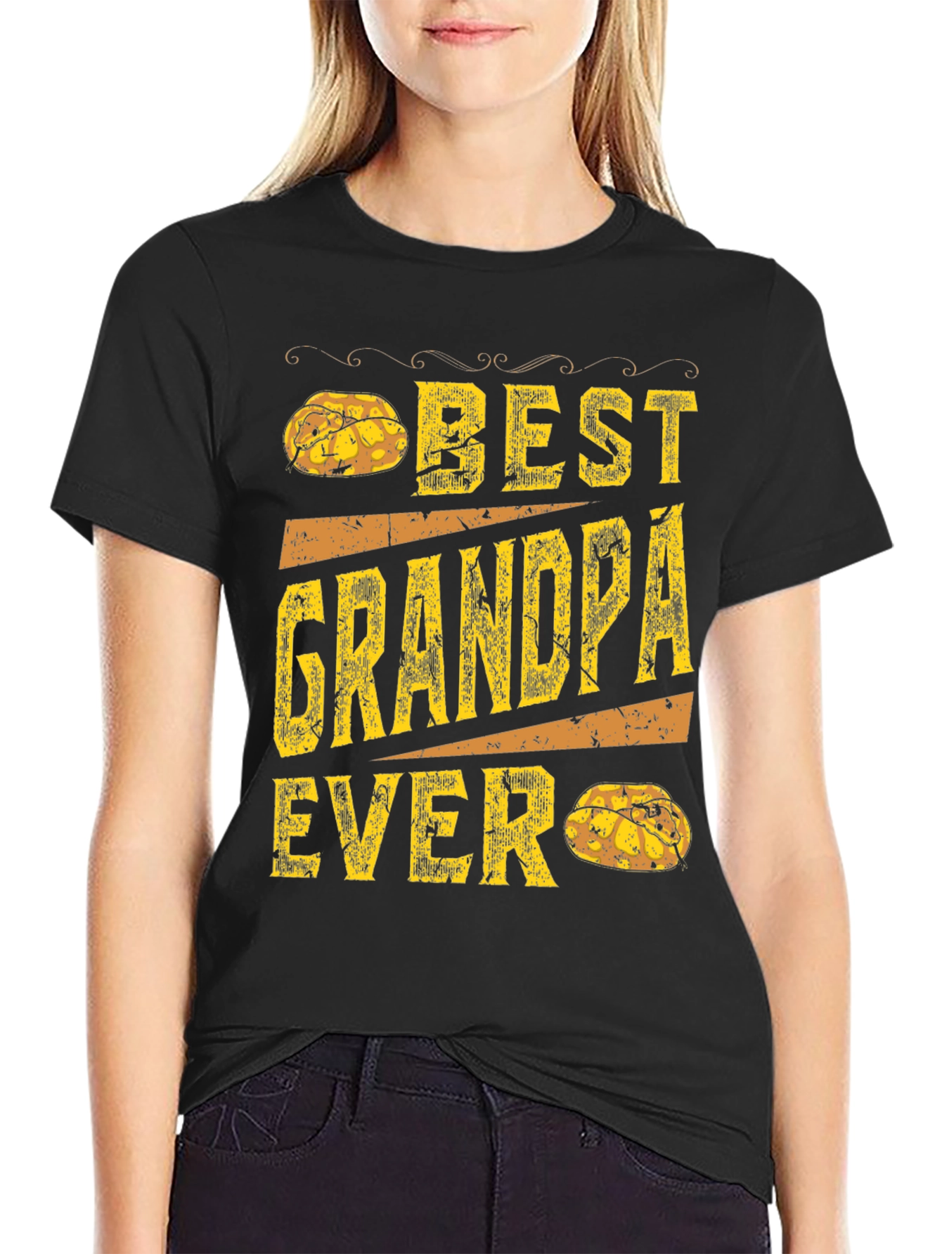 Best Grandpa Ever T-Shirt - Novelty Graphic Tee