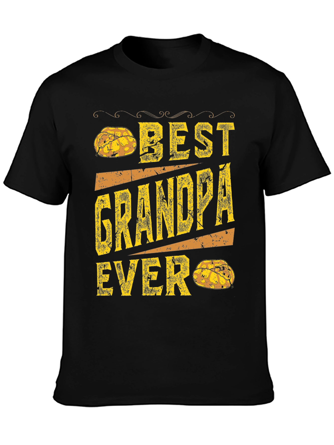 Best Grandpa Ever T-Shirt - Novelty Graphic Tee