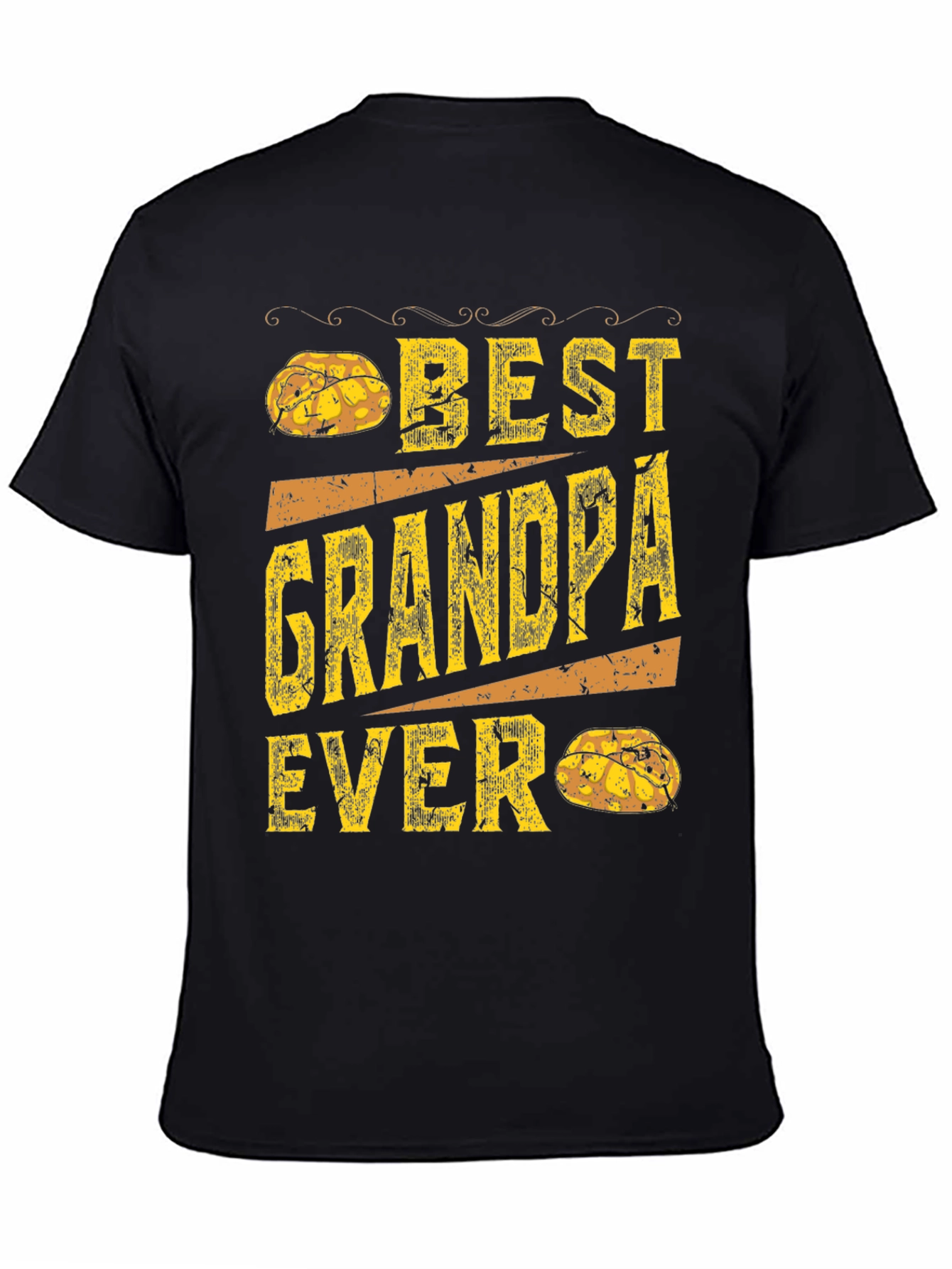 Best Grandpa Ever T-Shirt - Novelty Graphic Tee