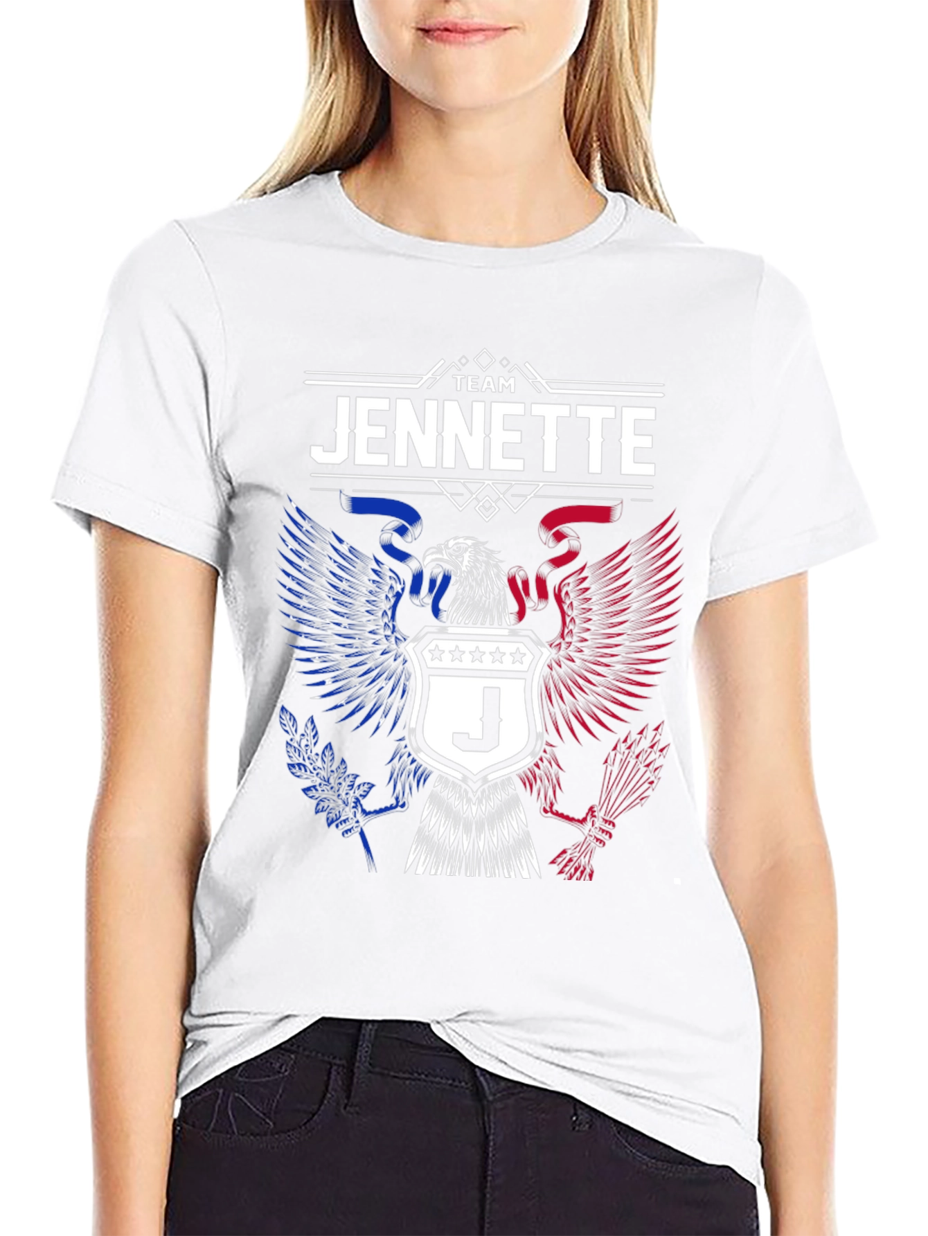 Team Jennette Eagle Graphic T-Shirt