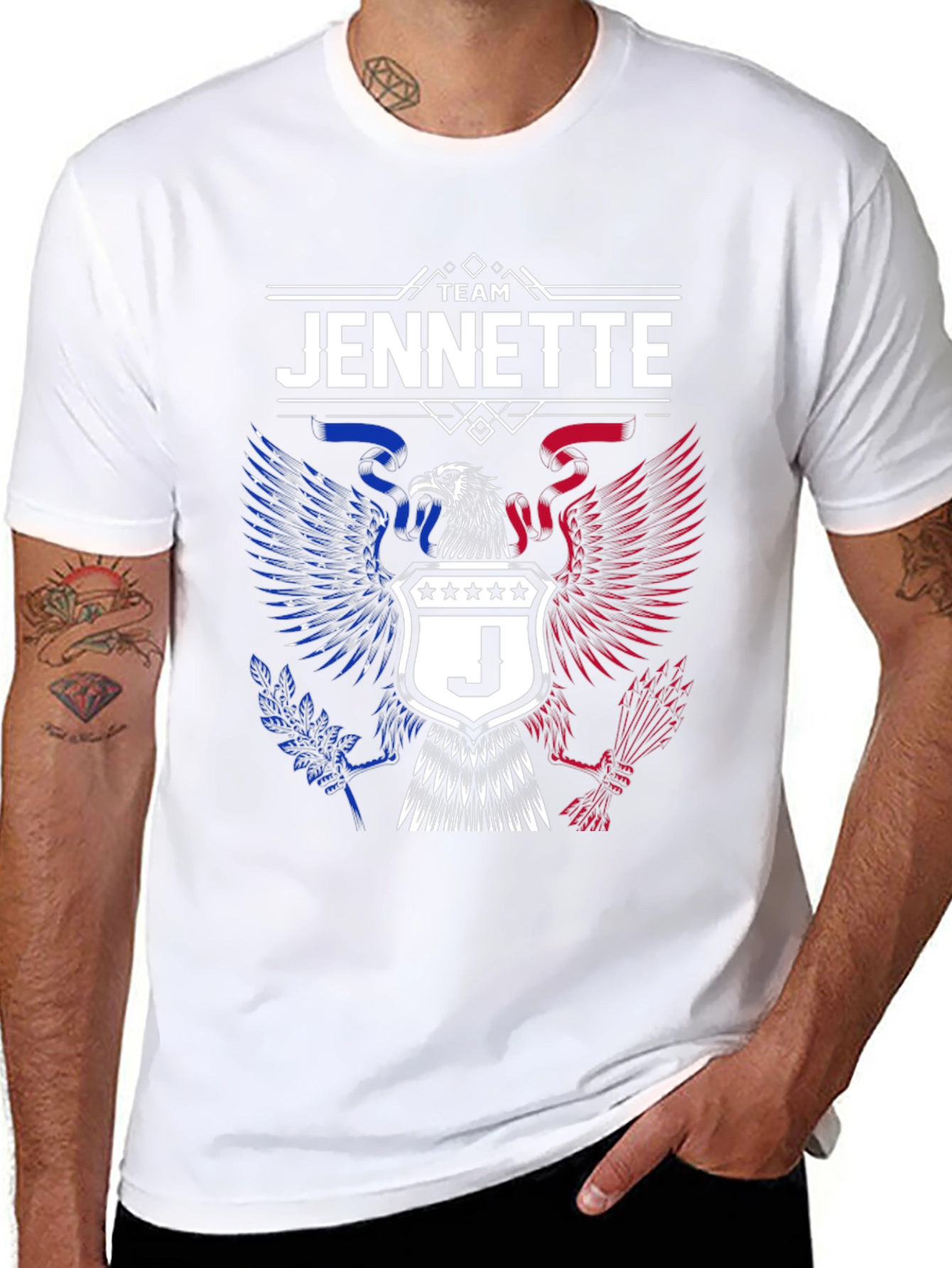 Team Jennette Eagle Graphic T-Shirt