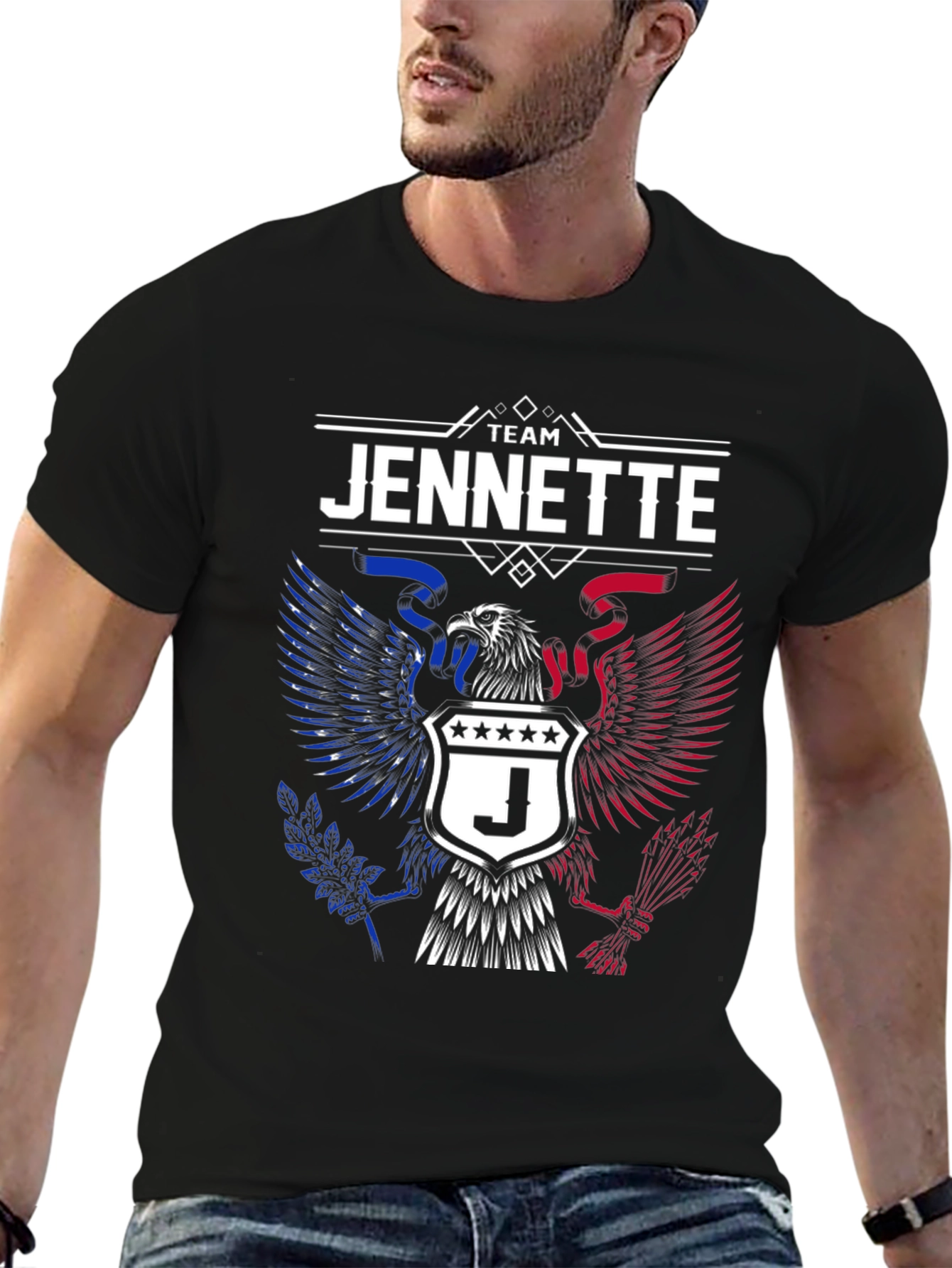 Team Jennette Eagle Graphic T-Shirt