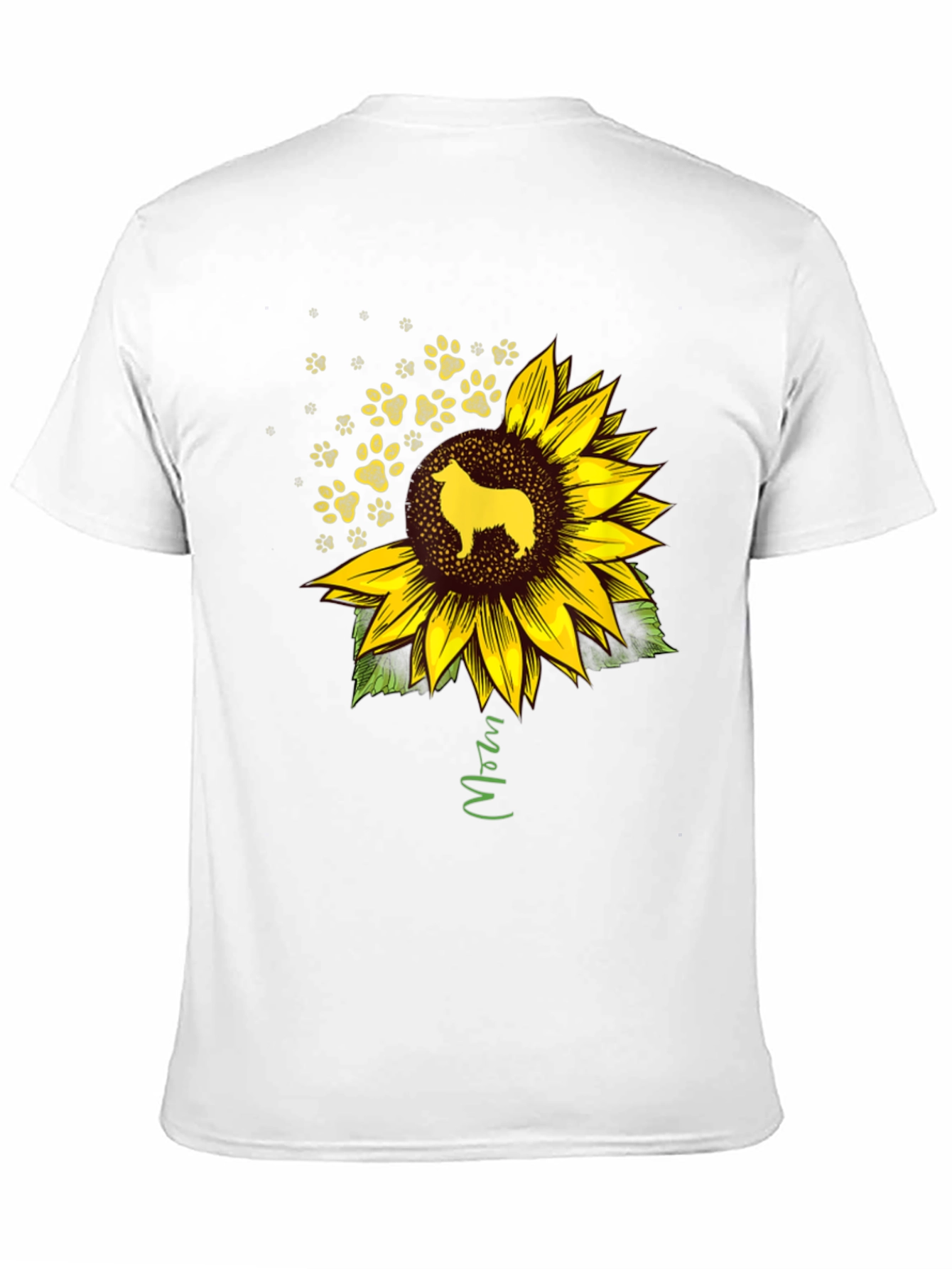 Dog Mom Sunflower T-Shirt – Cute Dog Lover Tee