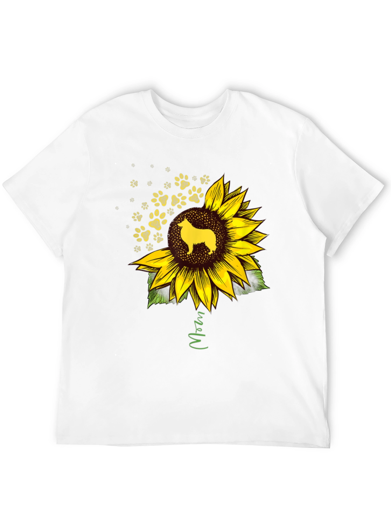 Dog Mom Sunflower T-Shirt – Cute Dog Lover Tee