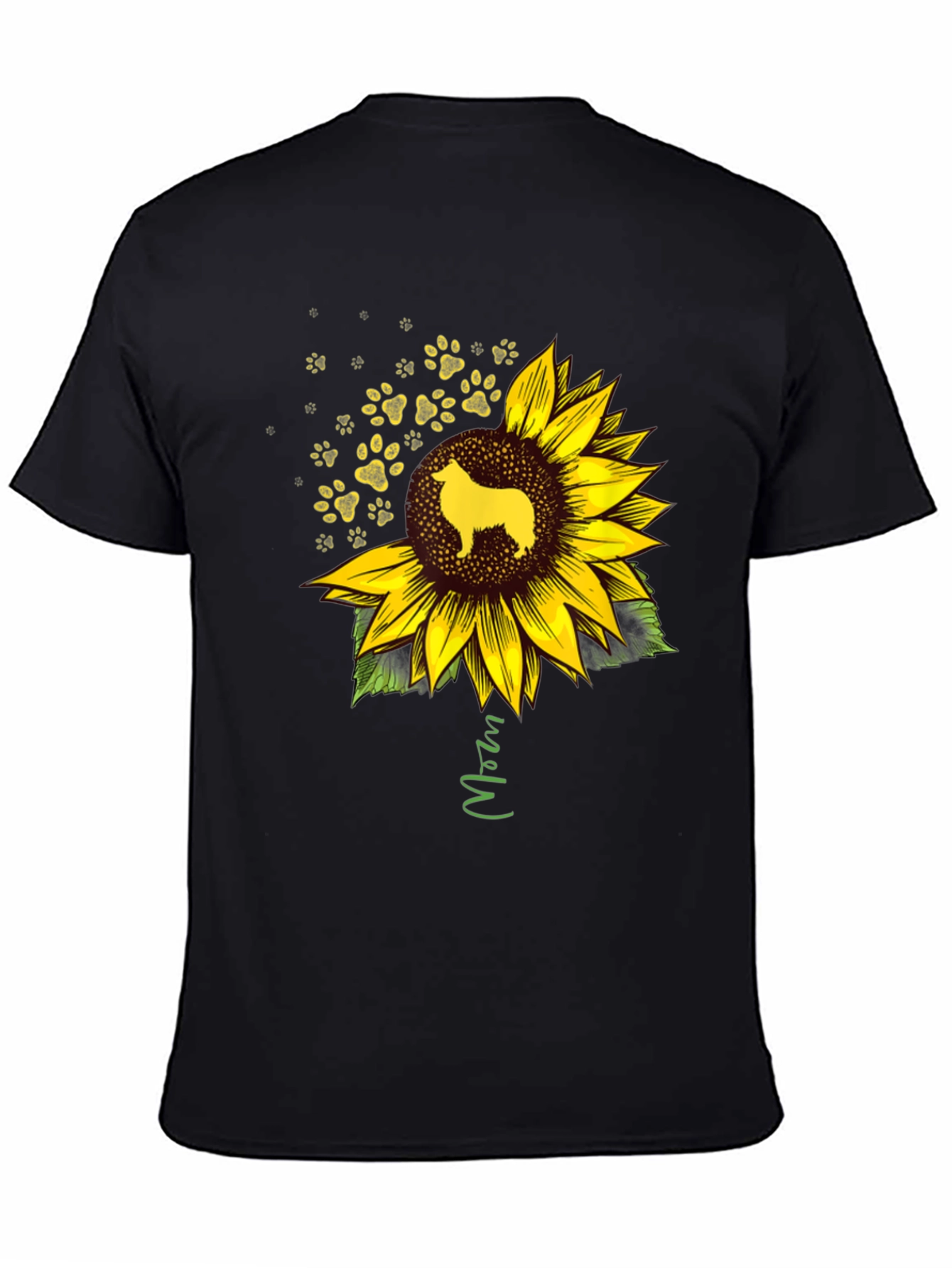 Dog Mom Sunflower T-Shirt – Cute Dog Lover Tee