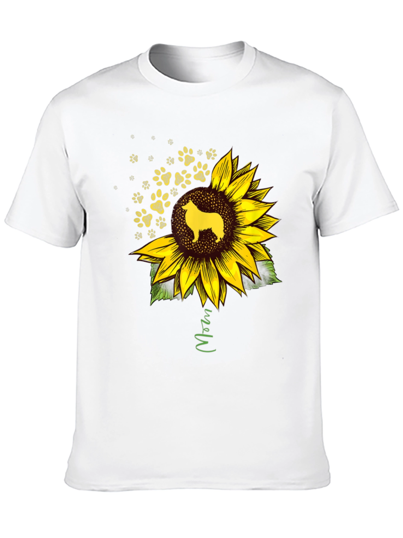 Dog Mom Sunflower T-Shirt – Cute Dog Lover Tee