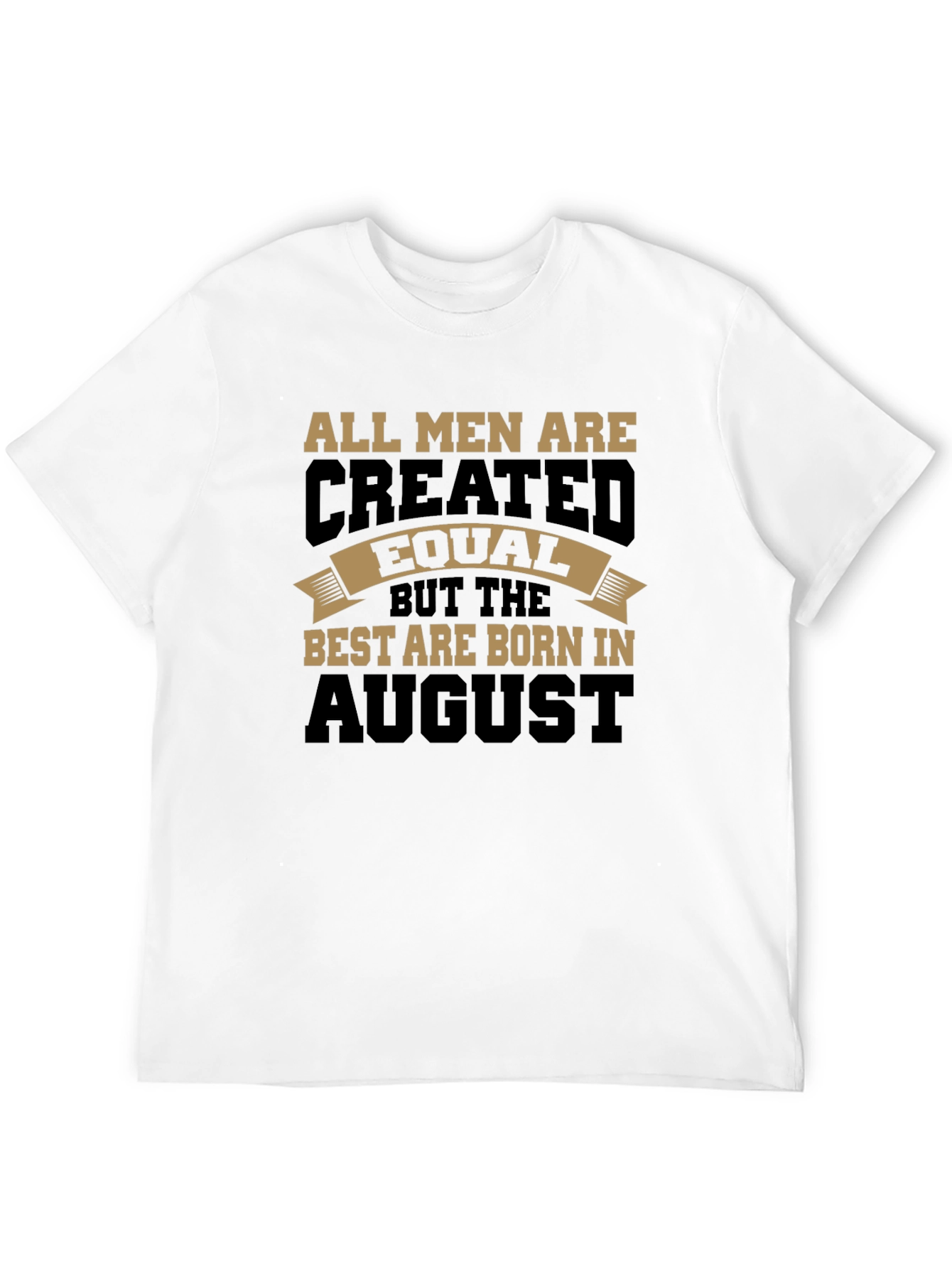 Mens Best Born in August Graphic Tee