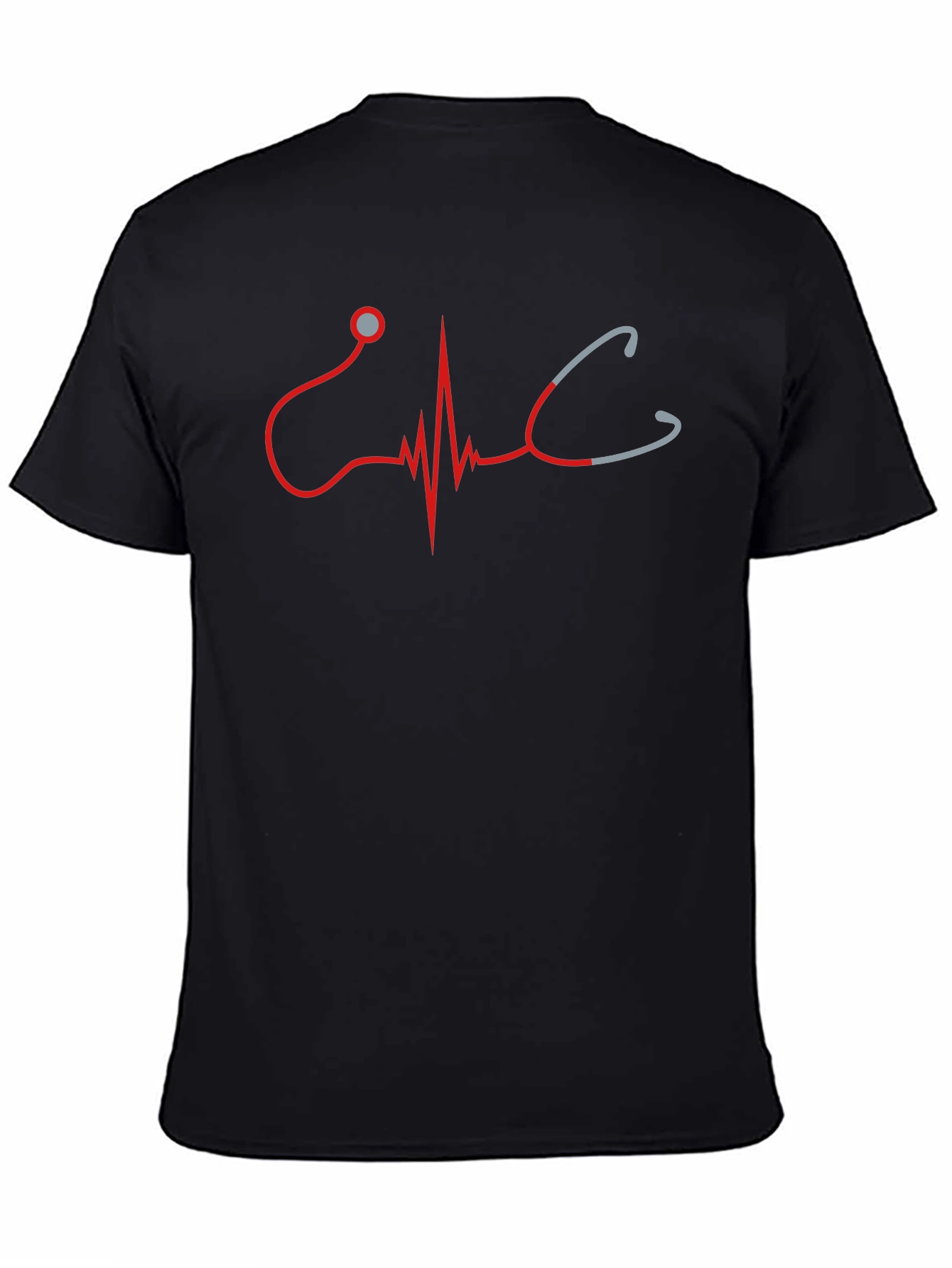 Stethoscope Heartbeat Graphic T-Shirt