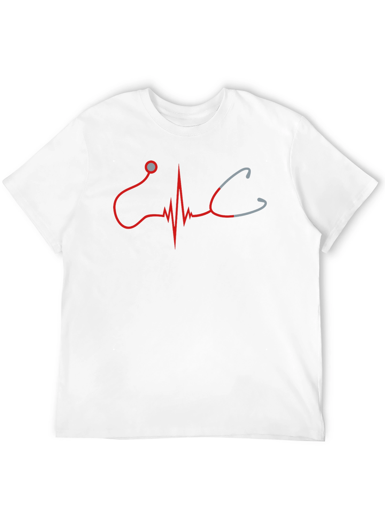 Stethoscope Heartbeat Graphic T-Shirt