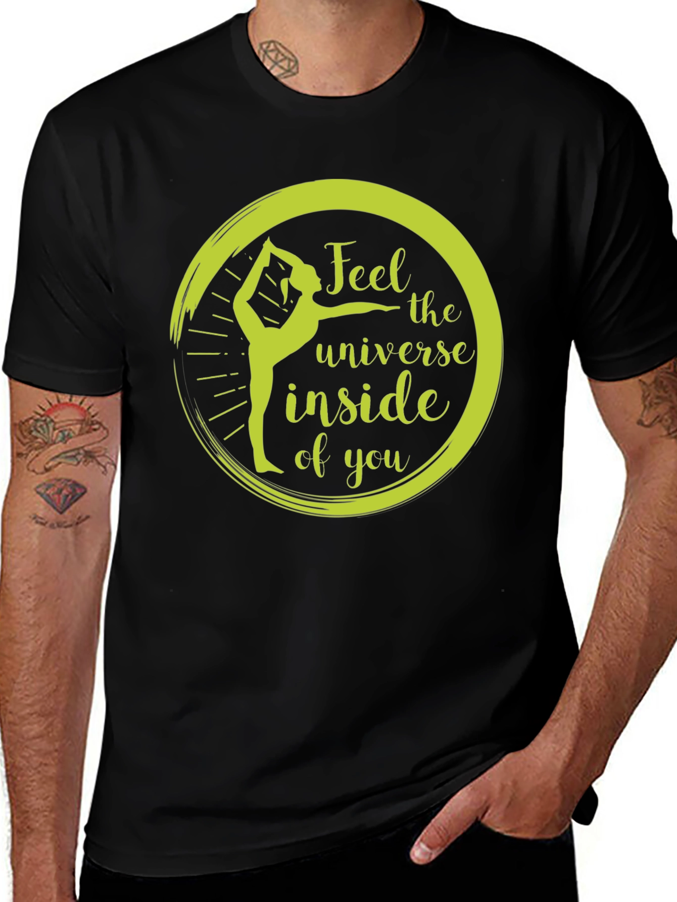 Yoga Universe Inside T-Shirt