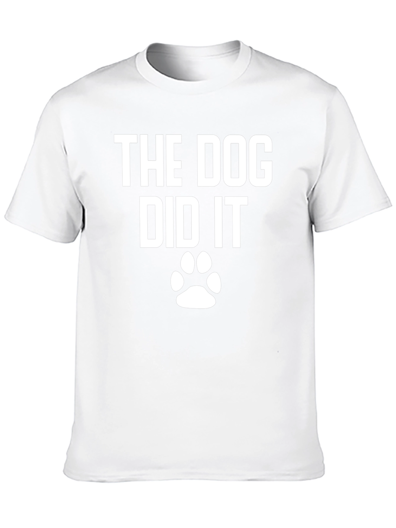 The Dog Did It! Novelty T-Shirt