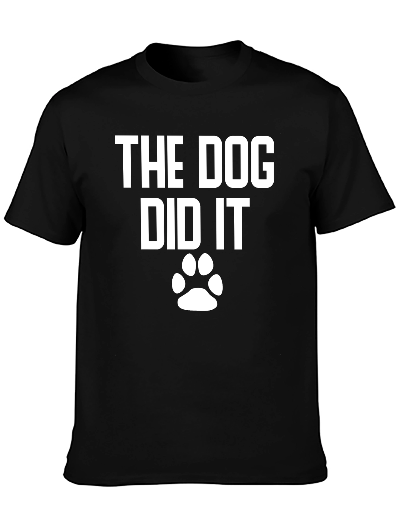 The Dog Did It! Novelty T-Shirt