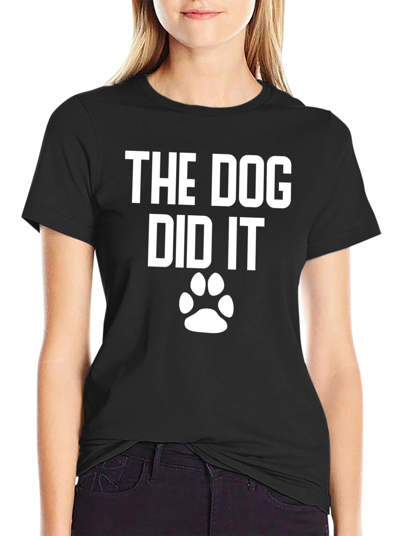 The Dog Did It! Novelty T-Shirt