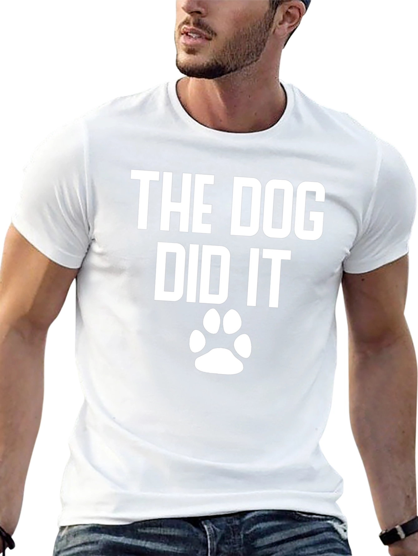 The Dog Did It! Novelty T-Shirt