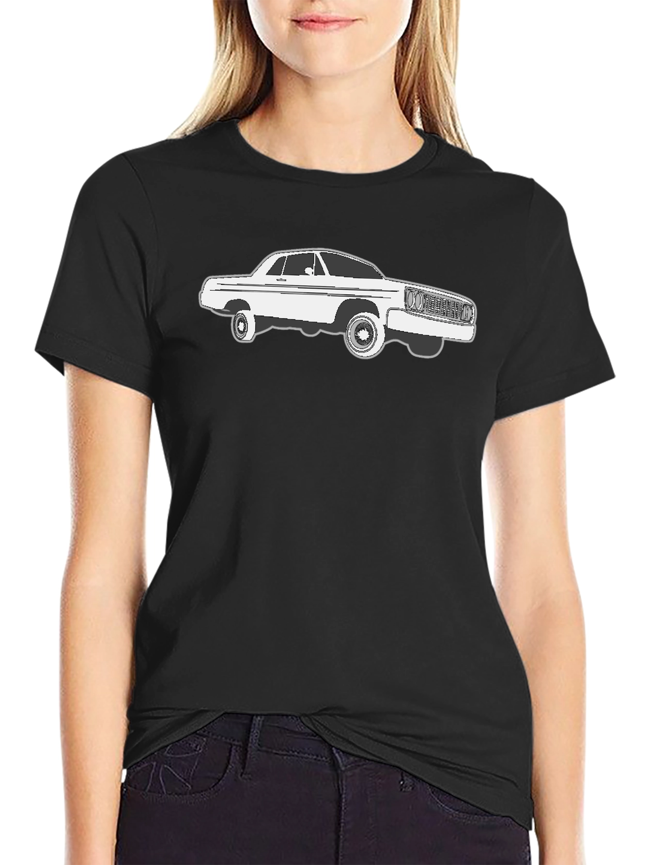 Classic Car Graphic Tee - Black