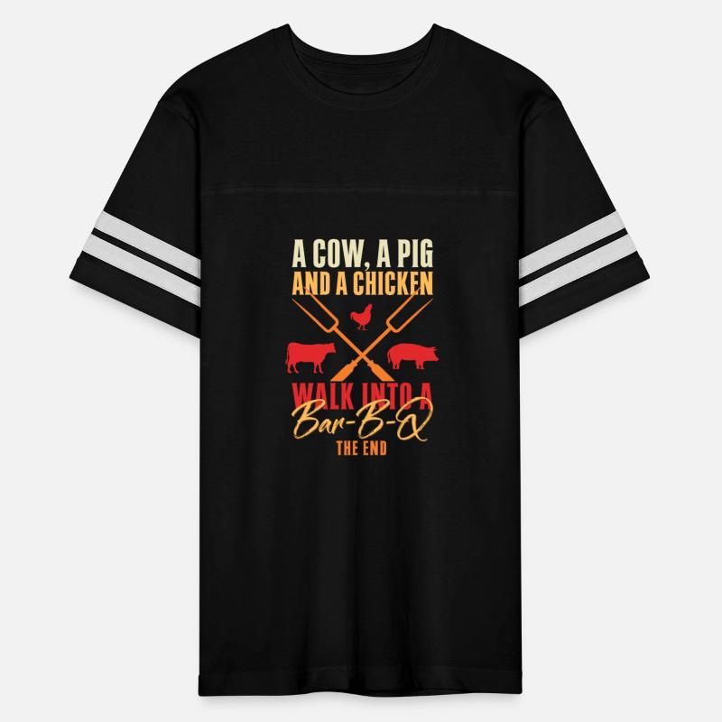 A Cow, A Pig And A Chicken Walk Into A Bar-B-Q End