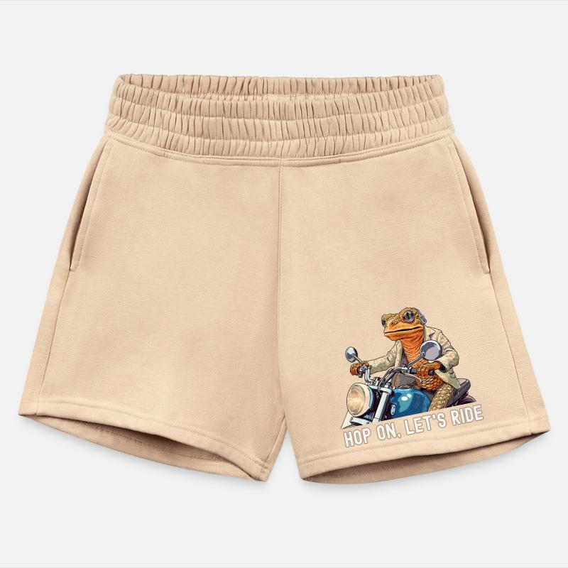 A Frog Riding a Motorcycle : Hop on, Let's Ride.