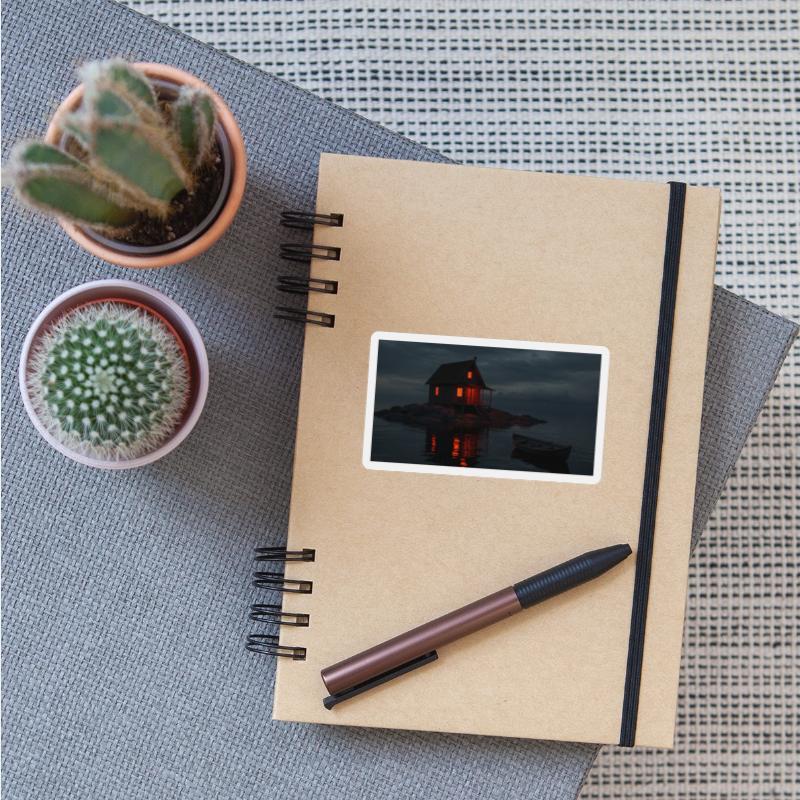 A small, rustic wooden cabin with a pitched roof