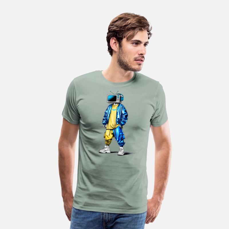 a surreal futuristic Tshirt graphic fe 3