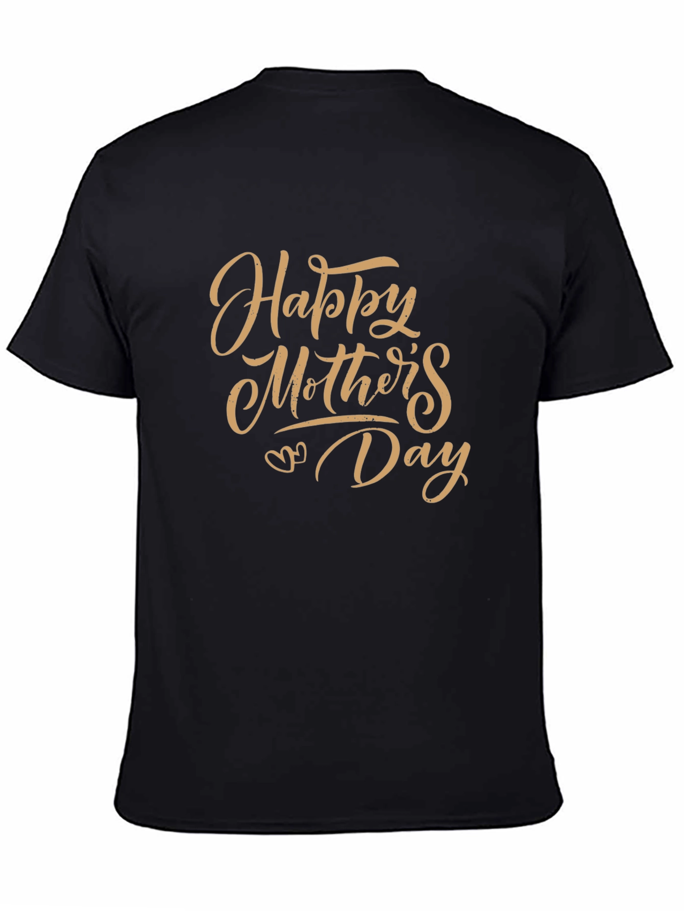 Happy Mothers Day Black T-Shirt