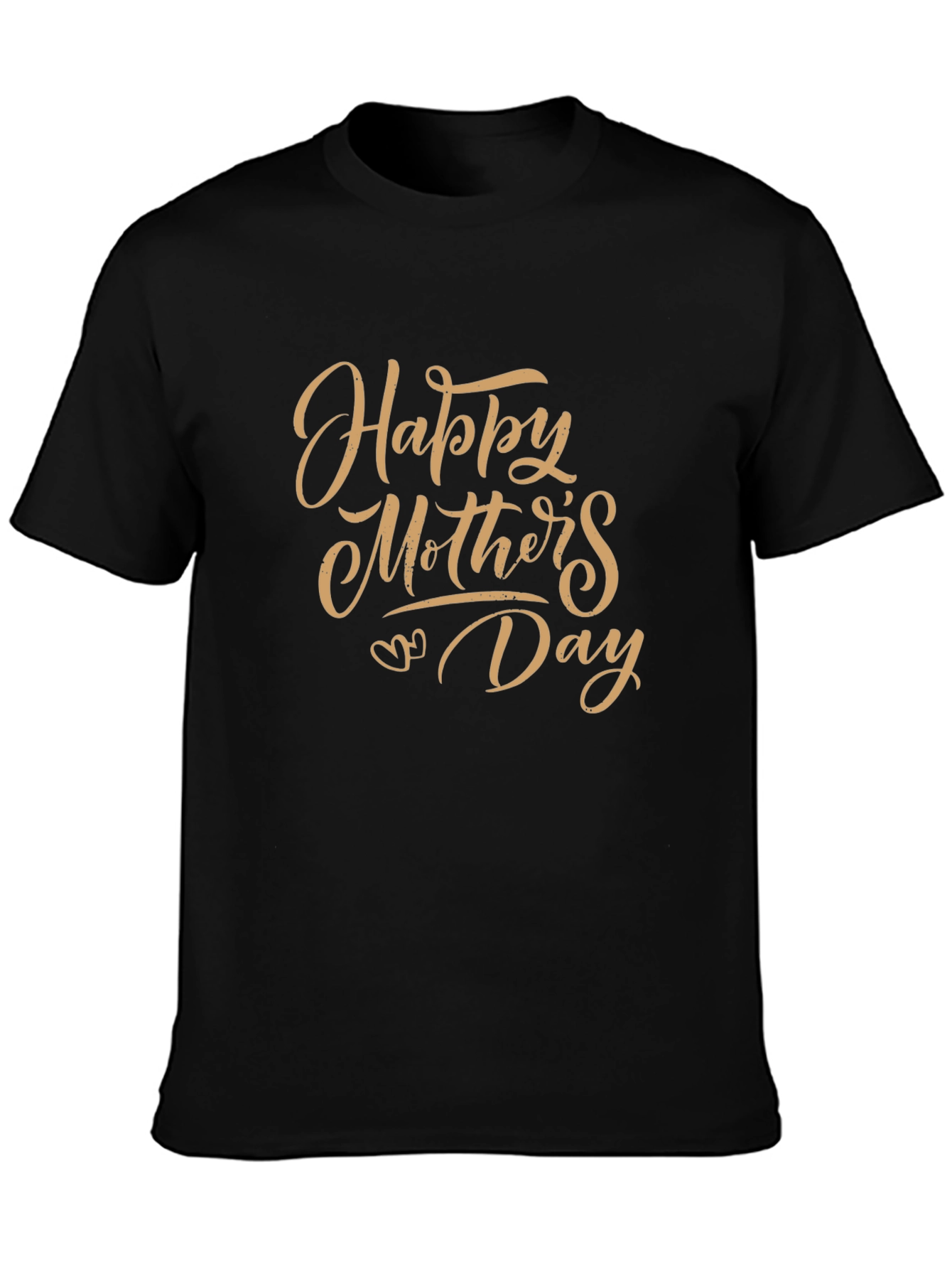 Happy Mothers Day Black T-Shirt